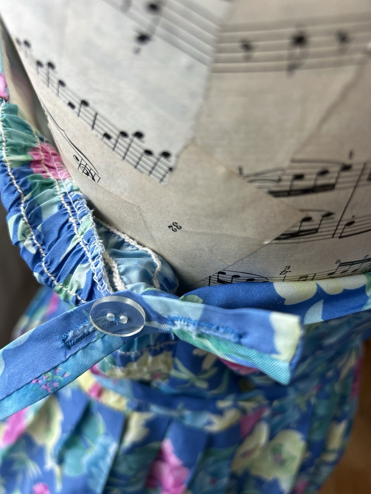 True Vintage 1960s Sea Waves Floral Swim Suit Playsuit Dress Sz 10 2pc & Belt