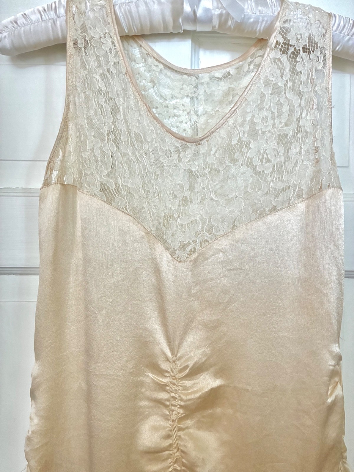 Antique/Vintage c 1929 Wedding Dress plus original photo