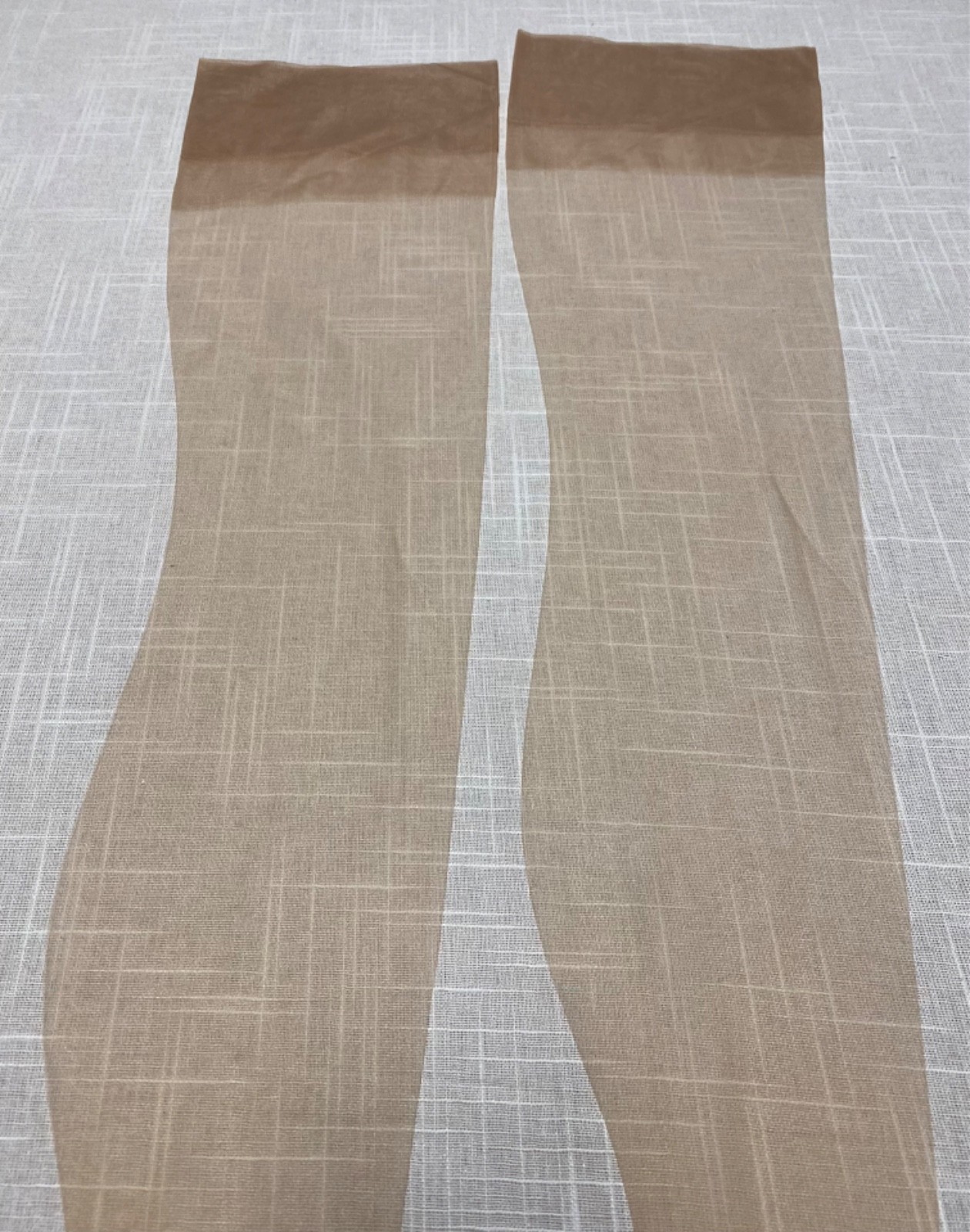 Vintage Nylon Stocking Seamless Demi Toe Silhouette NEW 1950s JM McDonald Co