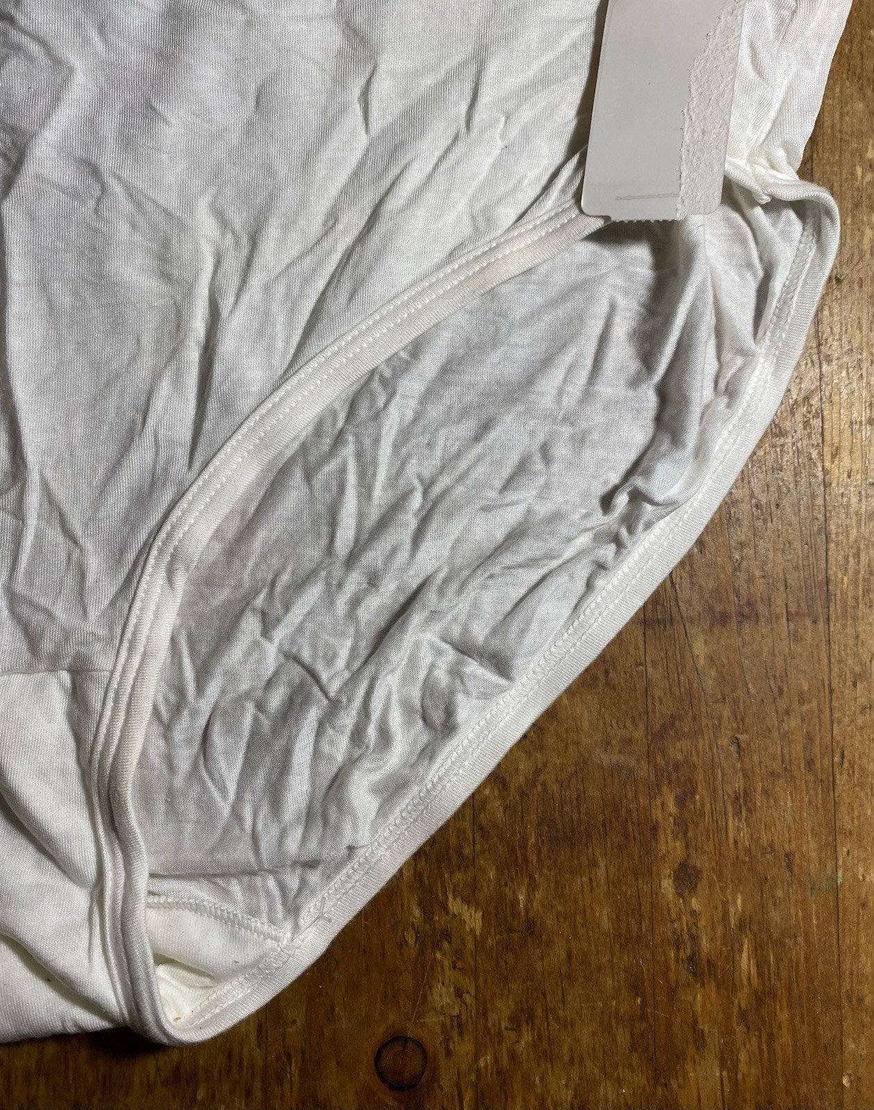 Vintage Jockey “Elance Supersoft” Hi-Cut Panties Size 8 Ivory NWT