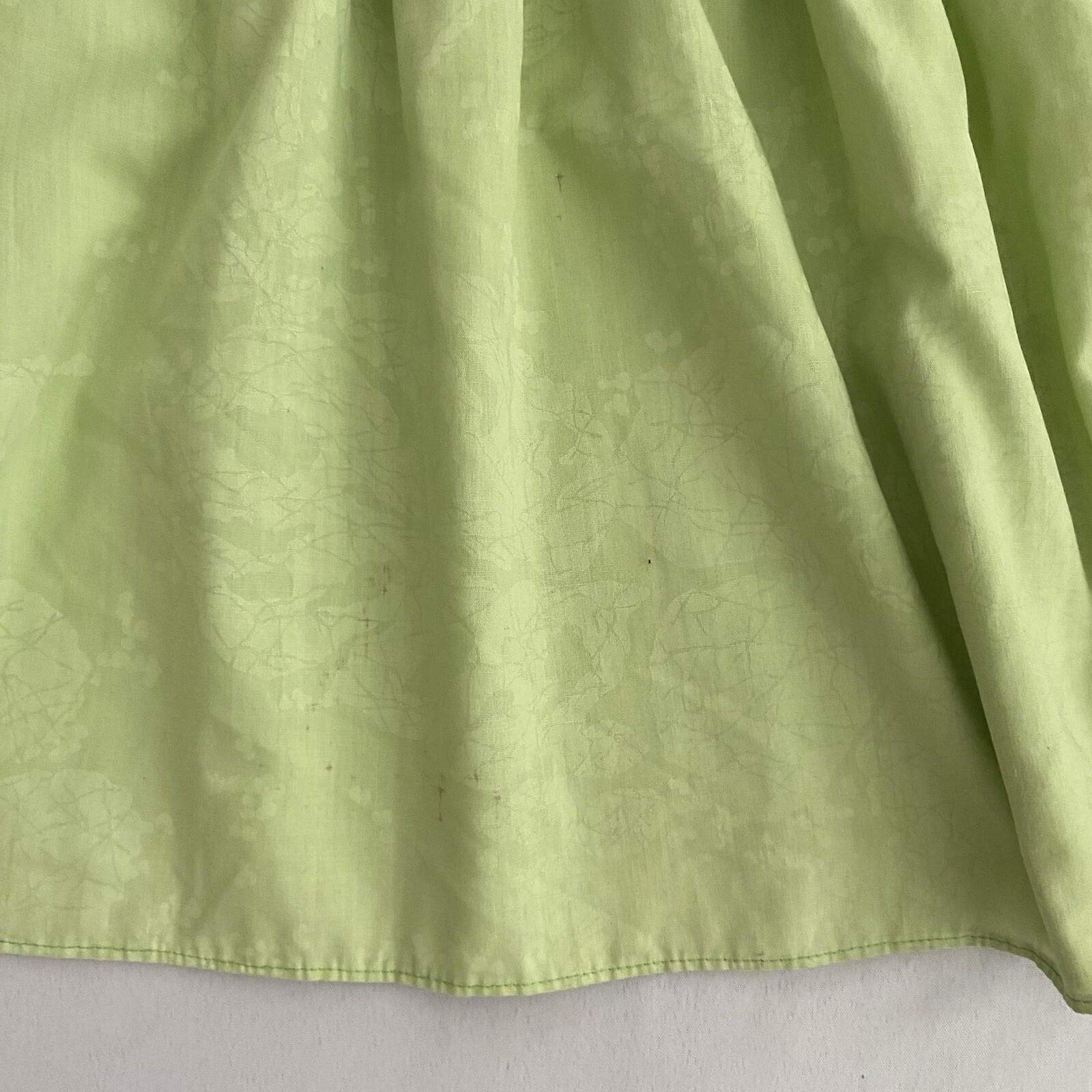 Vintage Penneys Hawaii Women’s Dress Medium Hawaiian Sundress Maxi Smocked Lime