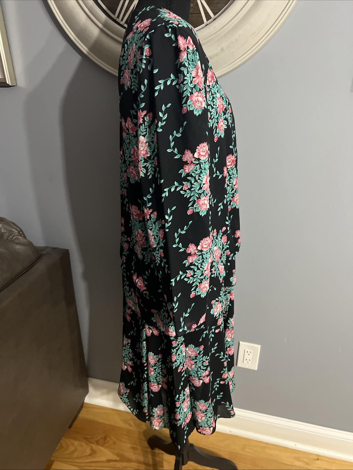 LIZ ROBERTS INC︱MARY ANN LAMONTE︱SIZE 16︱VINTAGE FLORAL DRESS︱1990’s