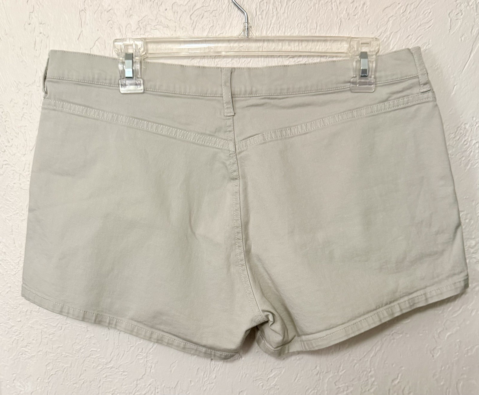 Vintage SO GSJC Hiphugger Shorts Khaki Size 13