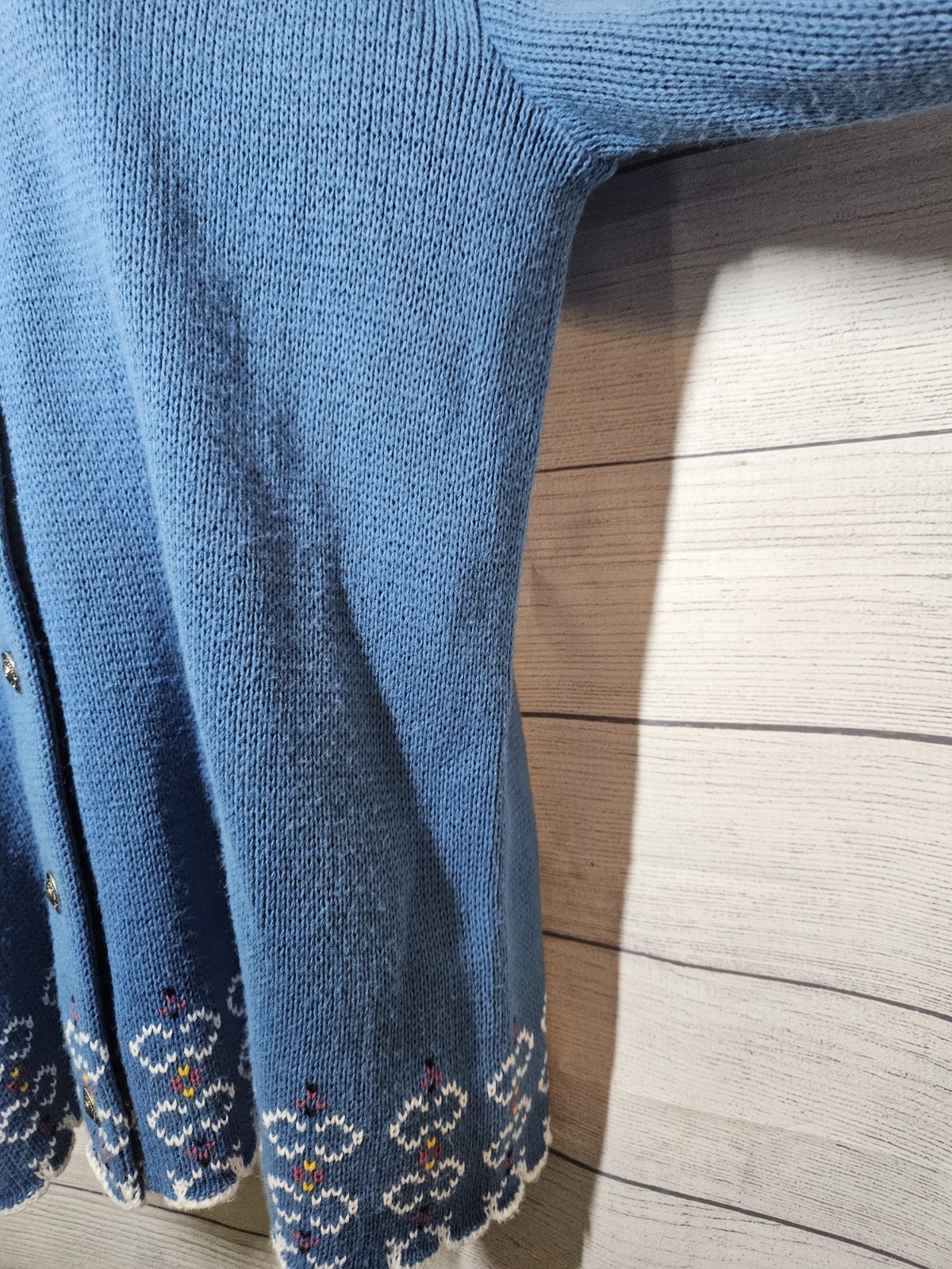 Vintage Jersild Women’s Sweater – LARGE (42) – Blue, 100% Acrylic