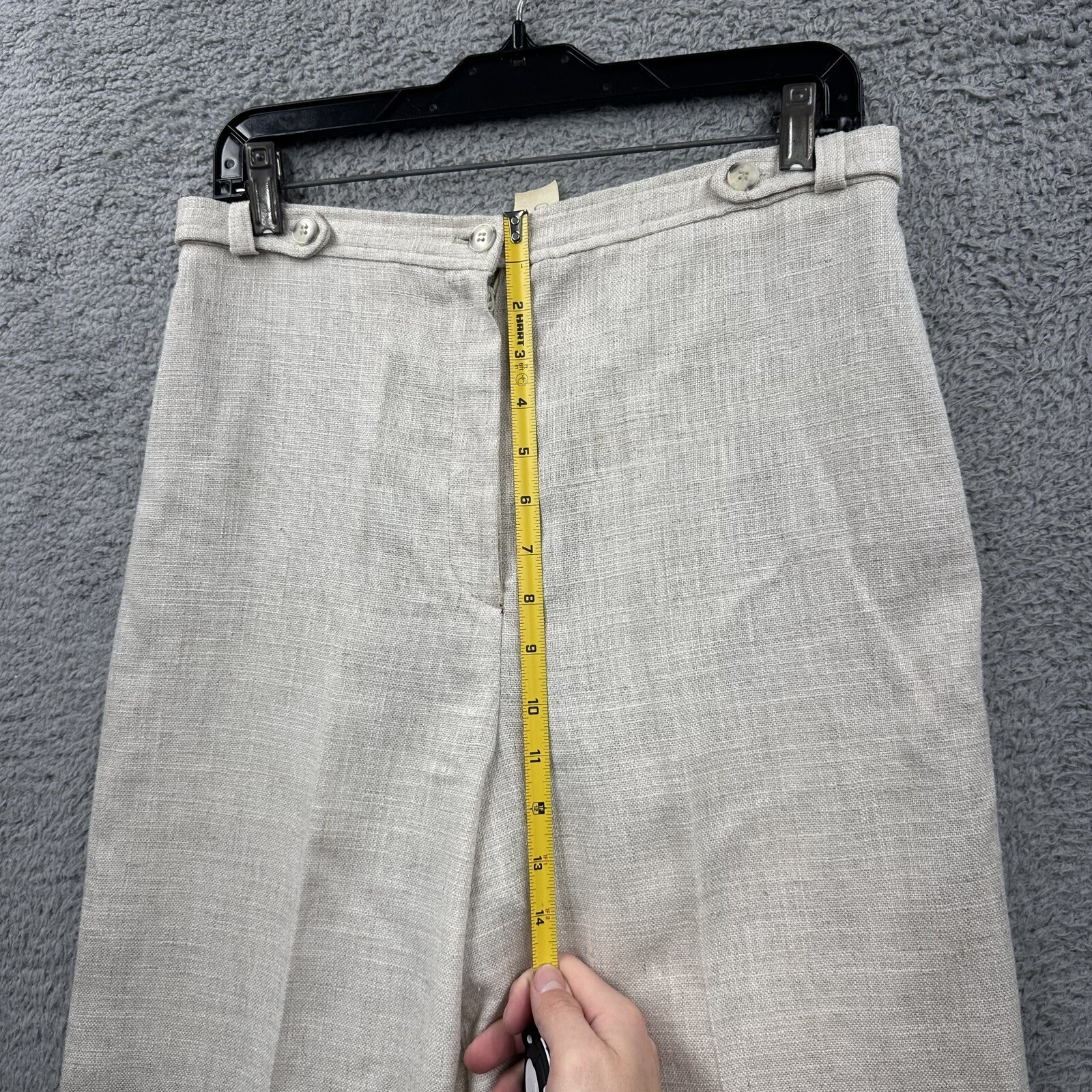 Vintage Inner Visions by Ship 'n Shore Brown Tweed Women’s Pants 30×32 70s