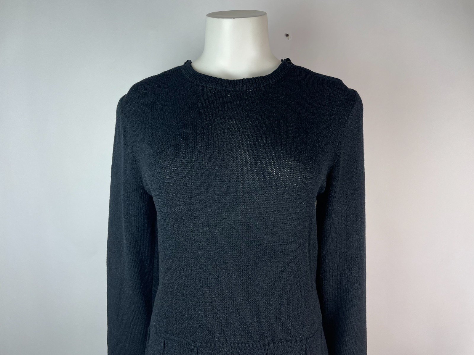 Vintage 80s St. John Santana Knit Dress Sheer Sequin Mesh Cocktail Dress 8 Mend