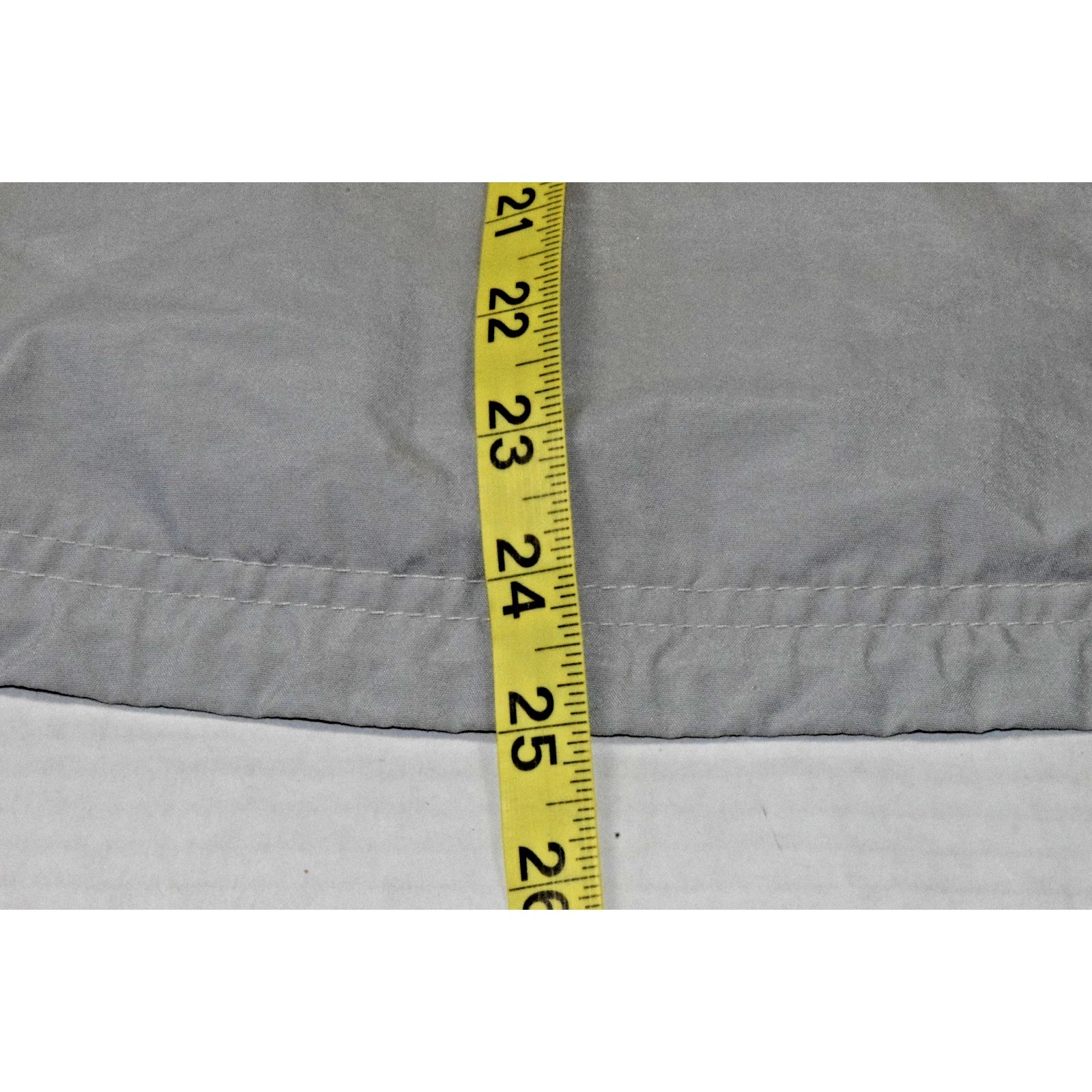 Vintage Vest Catalina Size L 90s Cloudy Gray Water Resistant Nylon Lined Zip Up