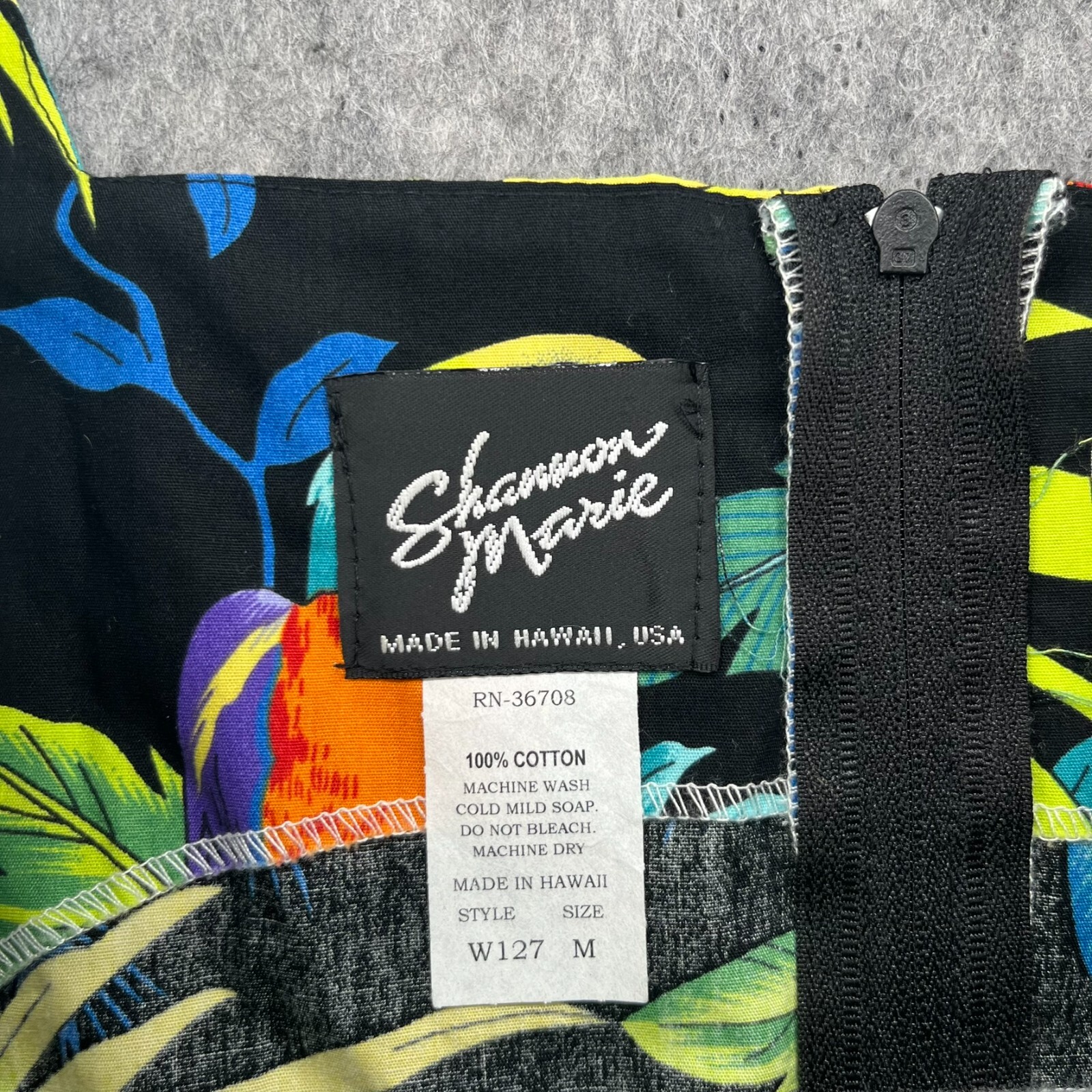 Shannon Marie Tropical Birds Parrots of Paradise Dress M