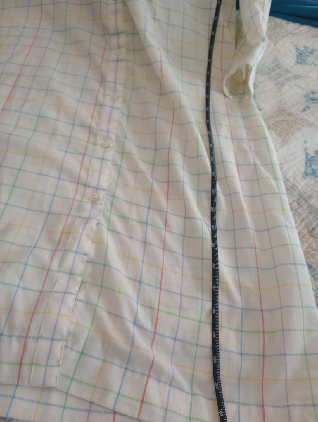 Vintage 80s Shirtmaker By Dunloggin Window pain Colorfully Patterned Dress, Size