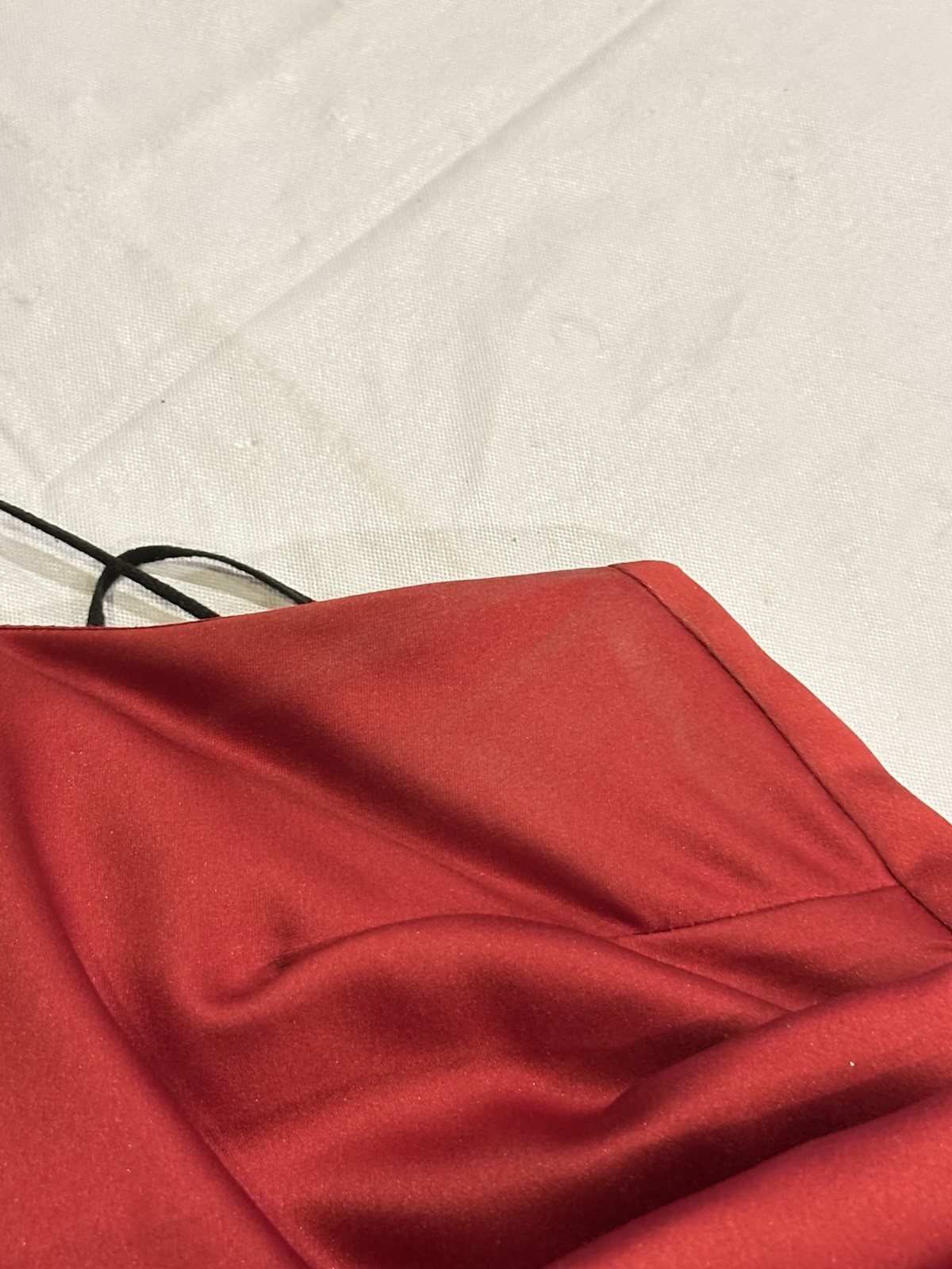 Michaelangelo Prom Dress Red/Maroon Maxi Strapless With Shawl Size-12