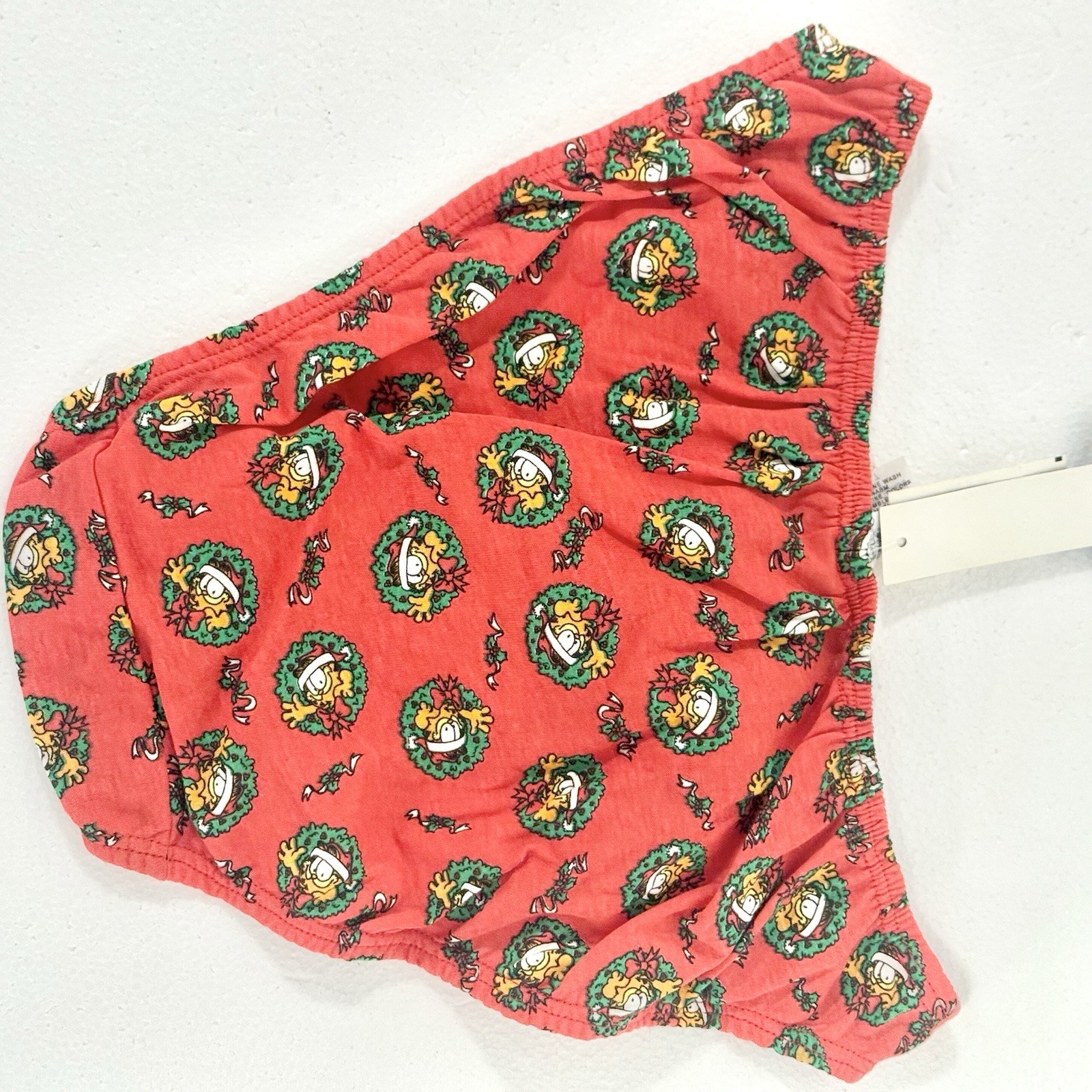 NWT 1978 Vintage Garfield Paws Underwear Christmas Cotton Panty Womens Size 7