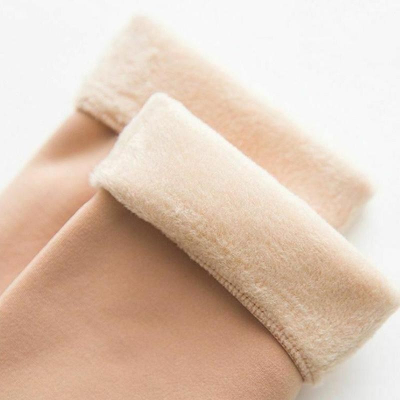 2× Winter Long Socks Women Warm Soft Velvet Thicken Stockings Plush 17.7 inch US