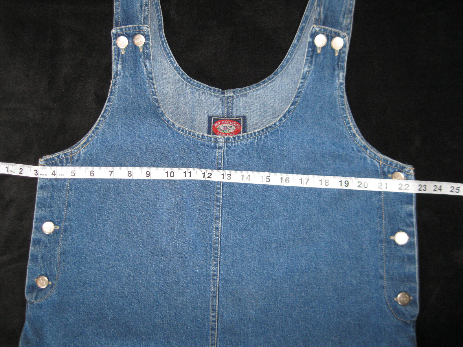 Vintage 90’s/Y2K New NO EXCUSES ORIGINAL Denim dress Size M Nice! Rare!