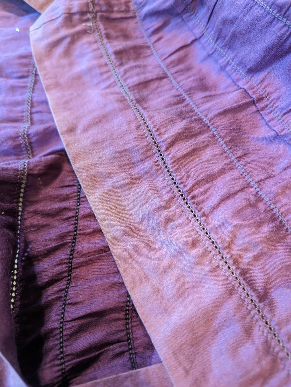 EDWARDIAN PURPLE COTTON PETTICOAT BY MONTGOMERY WARD