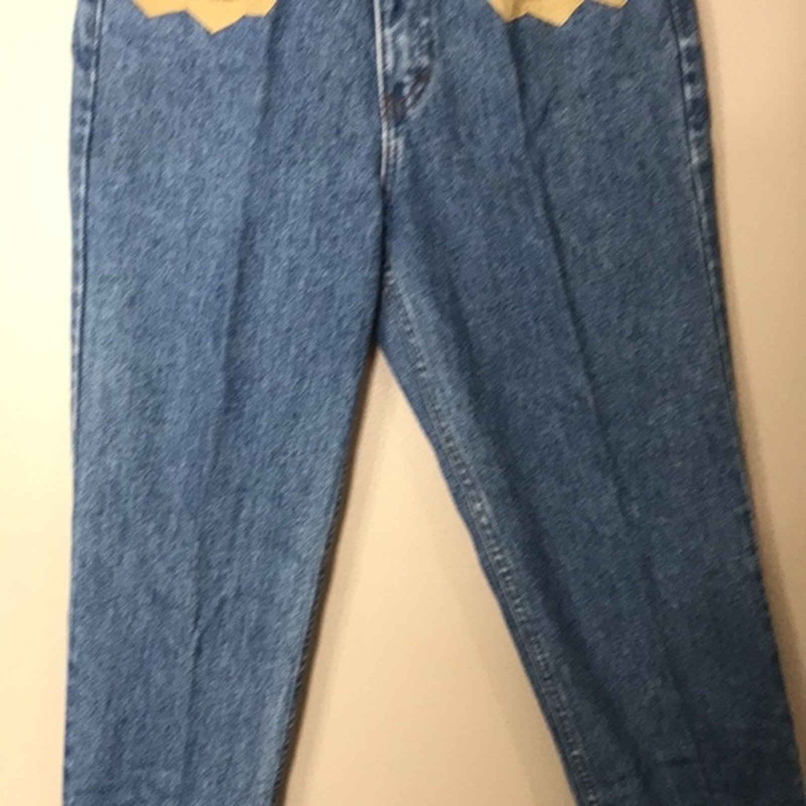 Sapman Paris Jeans Women’s Western High Waisted Mom Denim Blue Size 10