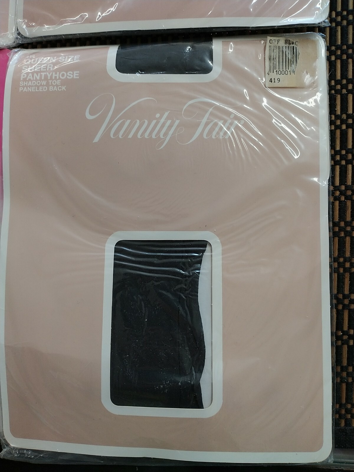 Lot Of 4 Vintage Vanity Fair Queen Size 1X Pantyhose Coffee (Brown) Grey Black