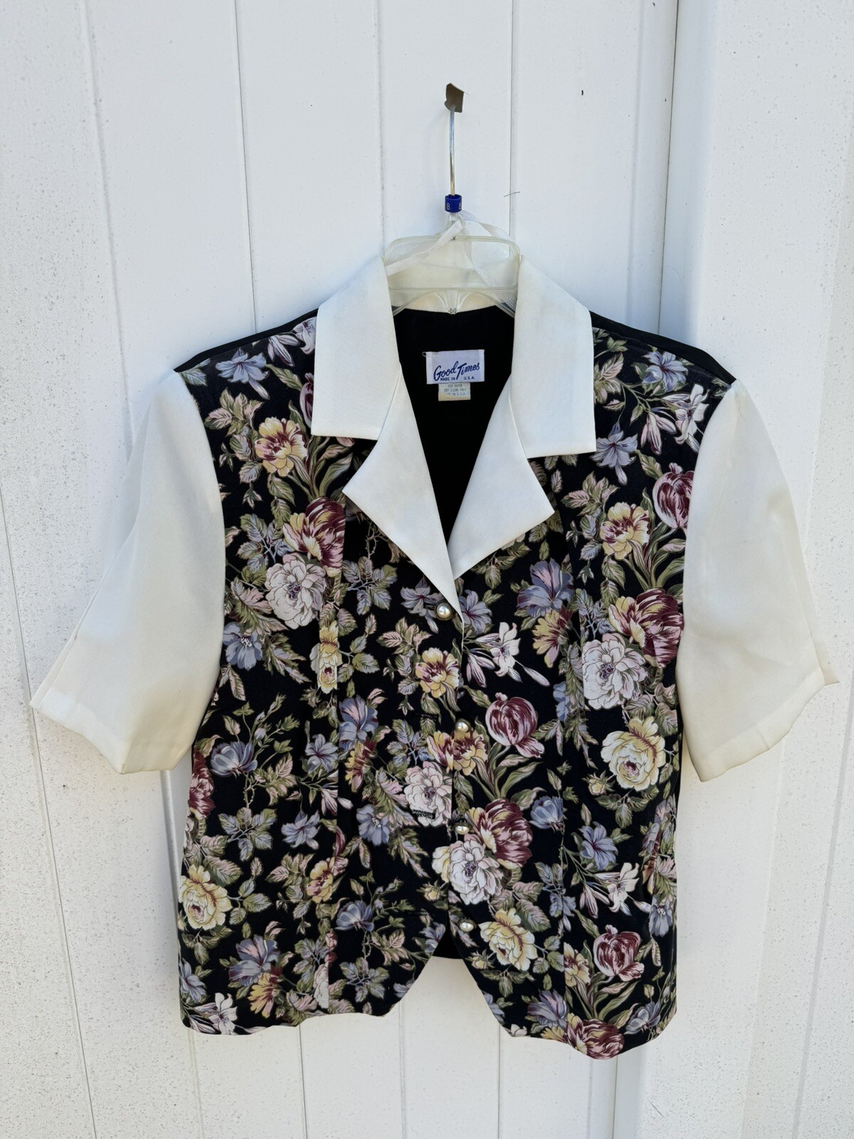 Vintage Good Times Floral Jacket / Blazer 90’s Made In USA – Women’s Size 10