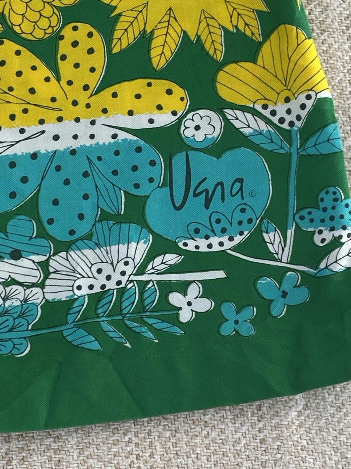 Vintage 60’s Vera Neumann Short Sleeve Cotton Blouse Sz 16