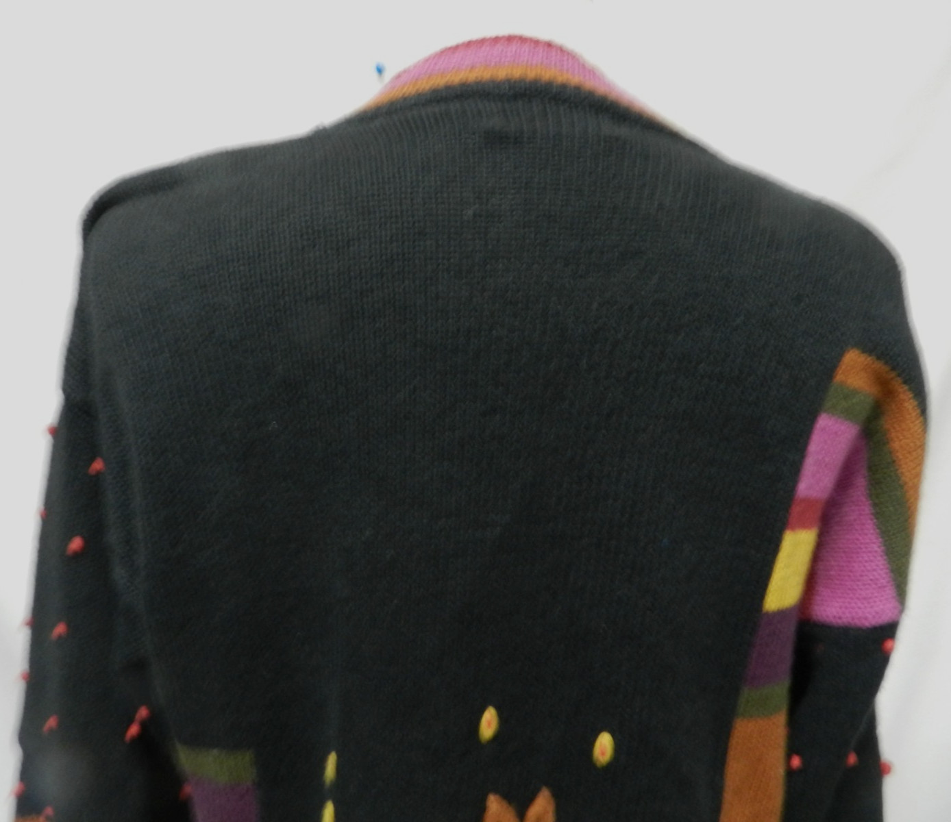 Bonnie and Bill Vintage cardigan sweater Sunflower Oversized Size Sz Medium Md M