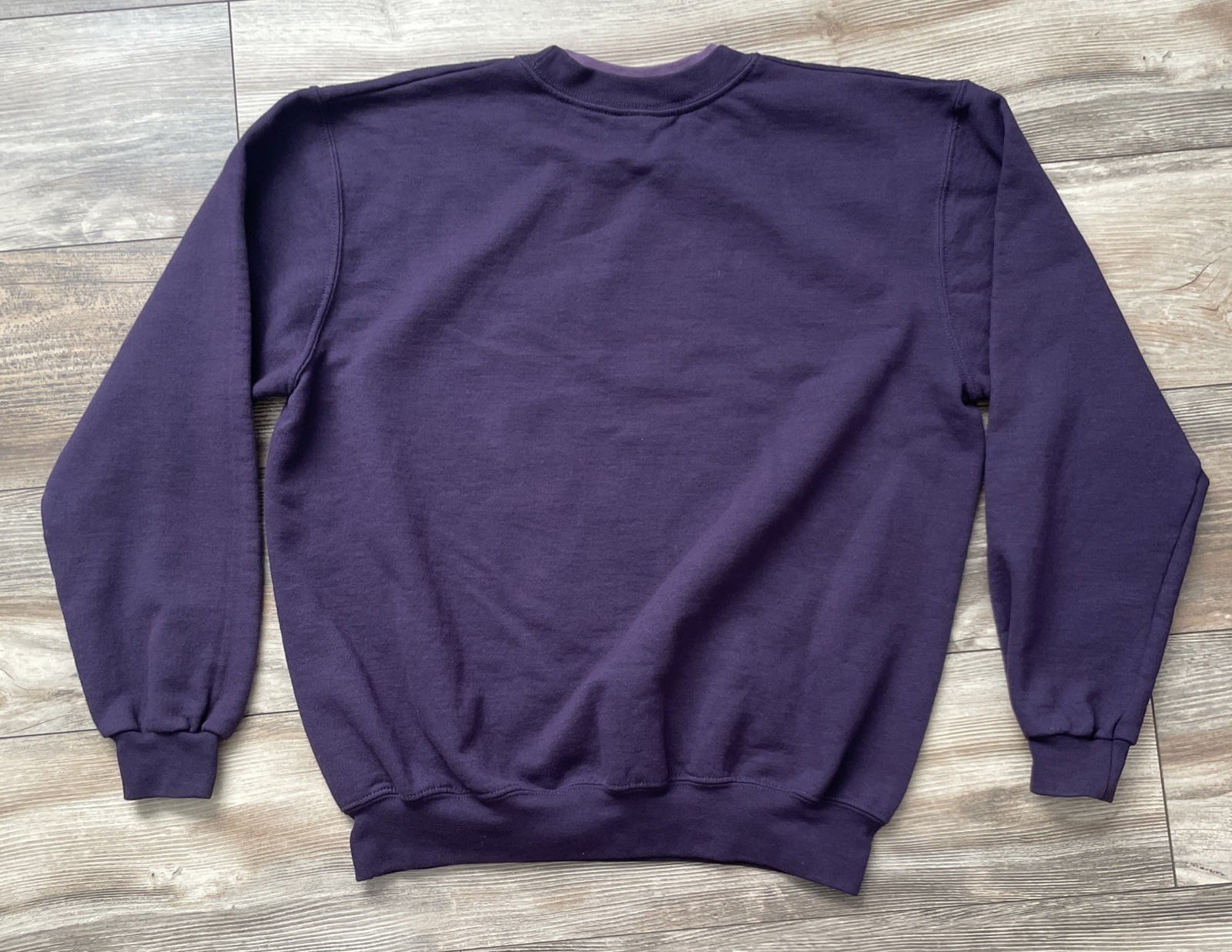 Vintage 90s Top Stitch By Morning Sun Napa Valley Purple Crew Neck Size L