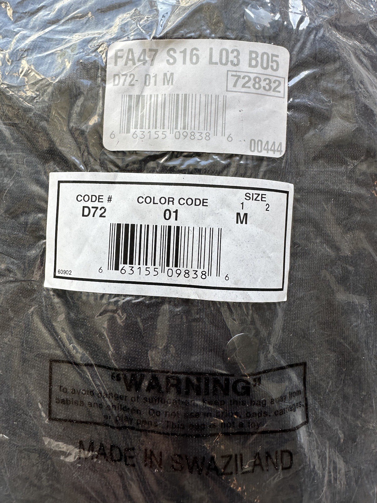 Vintage NWOT Tudor Court by Haband Black Snap Closure Crewneck Sweater Size M