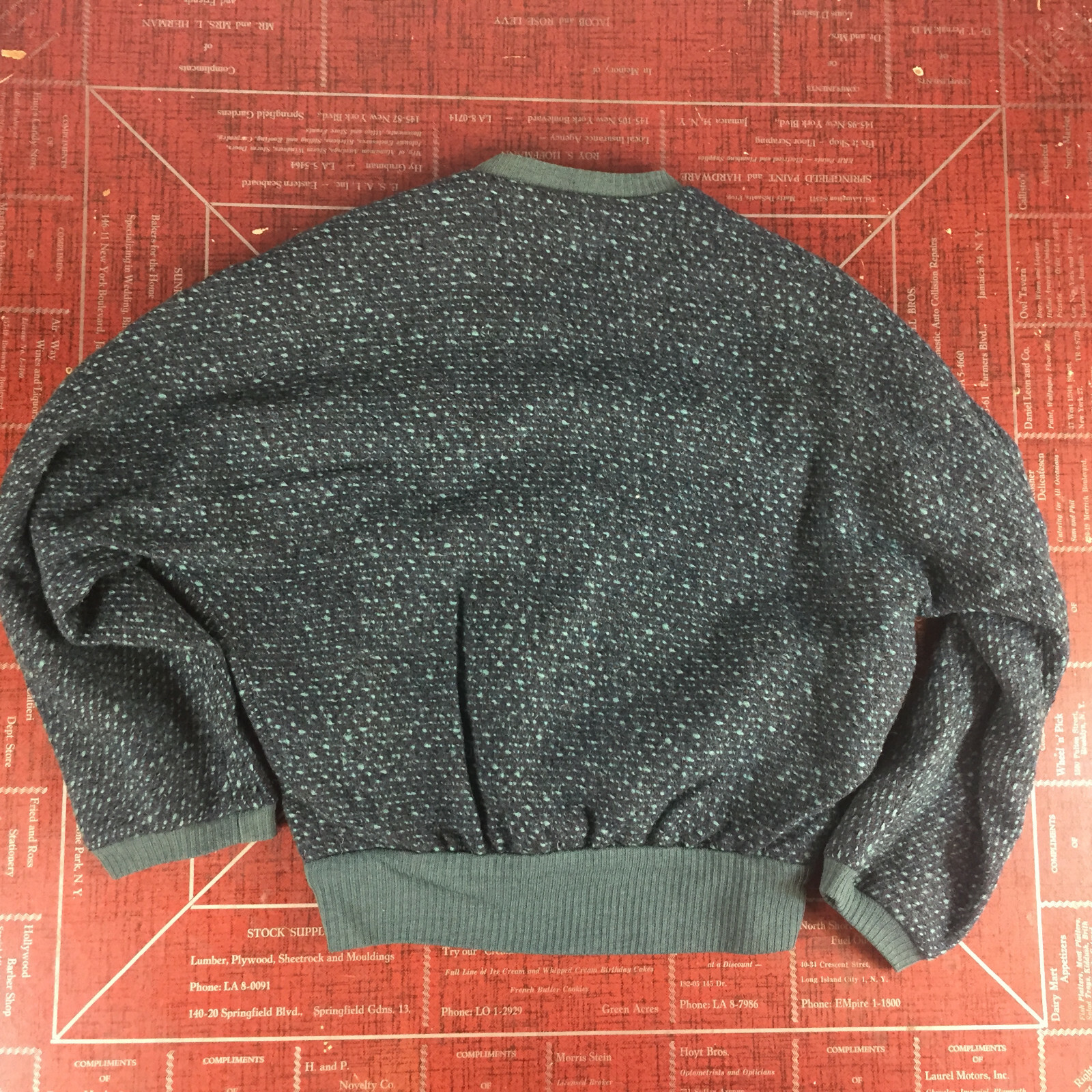 Vintage 40s 50s 60s Womens Wool Retro Atomic Tweed Mod Mid Century Jacket Shirt