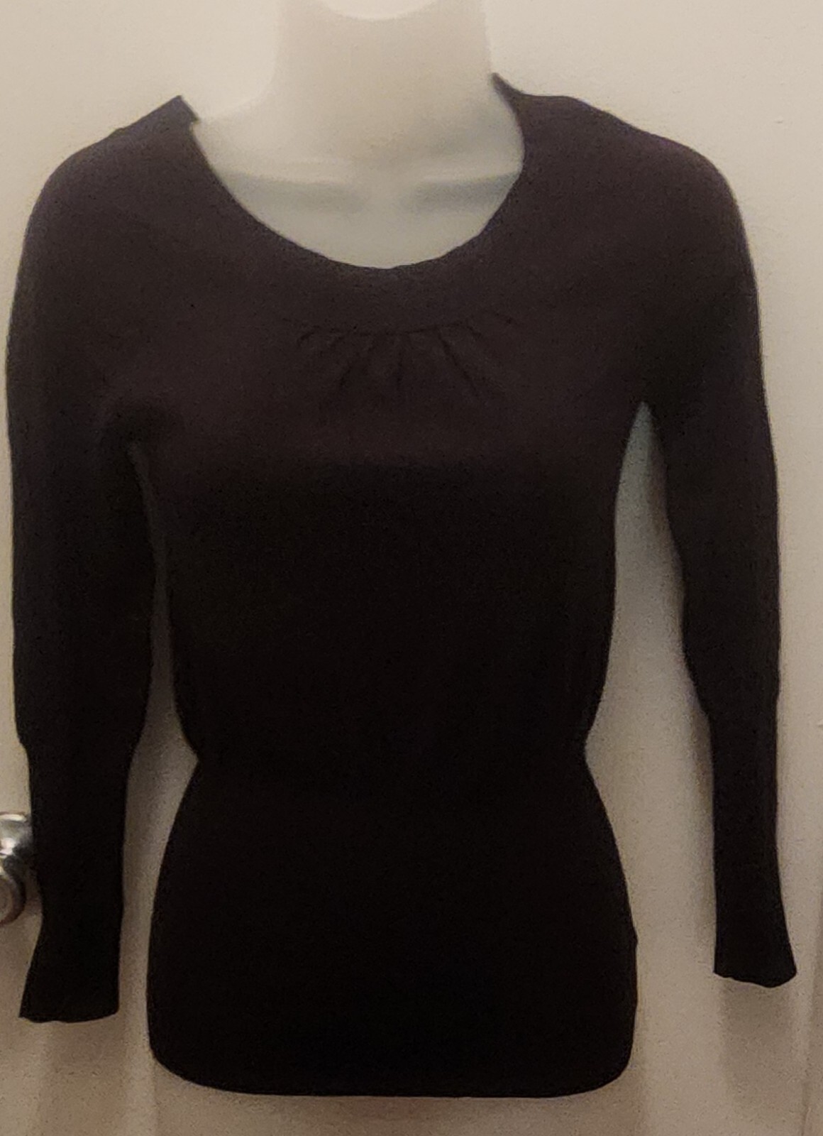 🌐VINTAGE PRE 🩷 LUVED Black light weight sweater fitted no tag size S