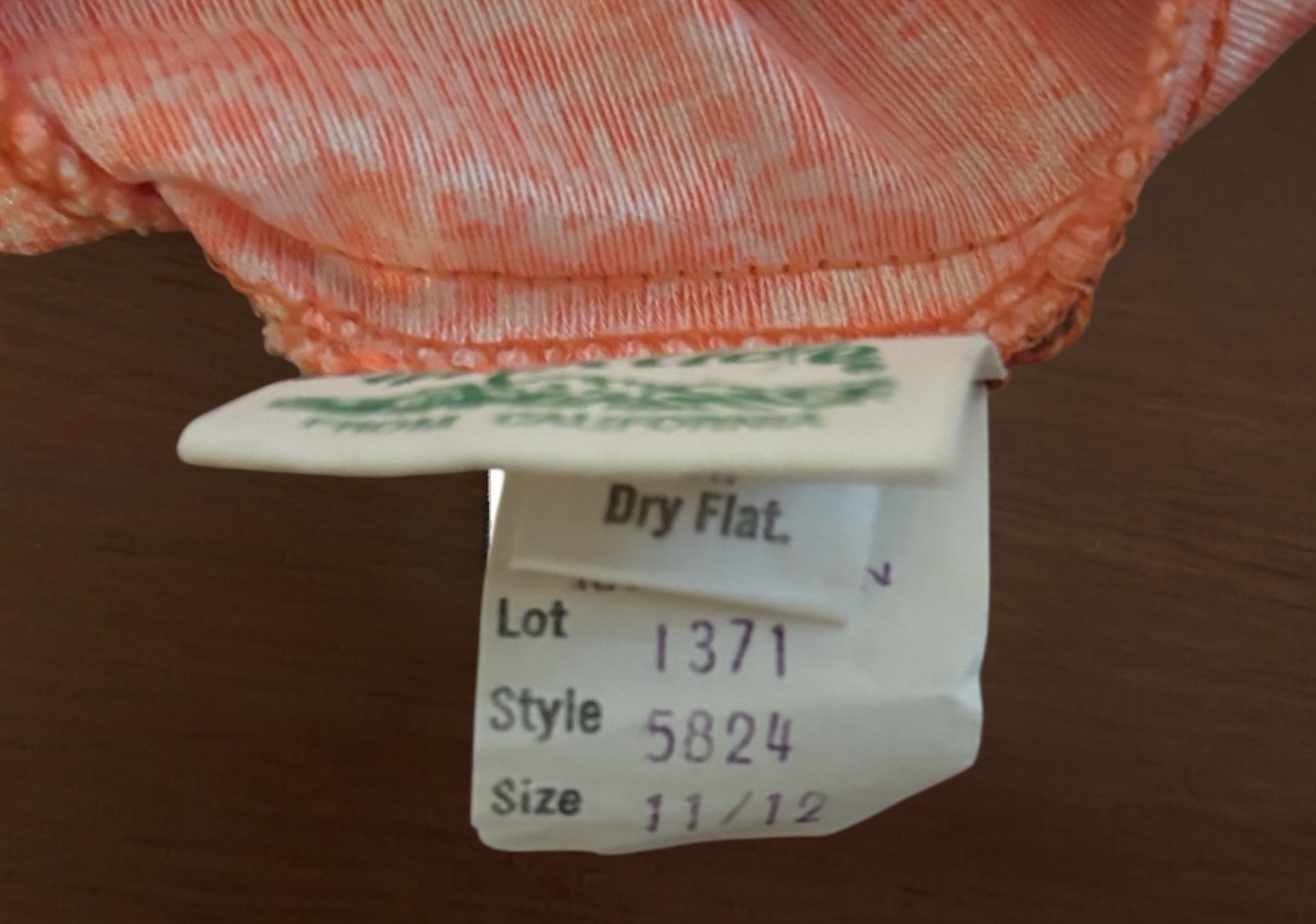 High Tide 1970s Orange Nylon Sunset Print Halter Maxi Dress Size 11/12