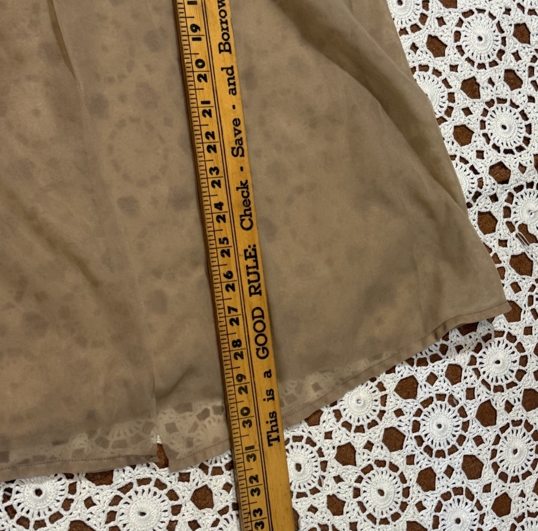 Vtg 60s 70s Gilead Sexy Nylon Lace peignoir Sheer Coverup Romantic Lounge As Is
