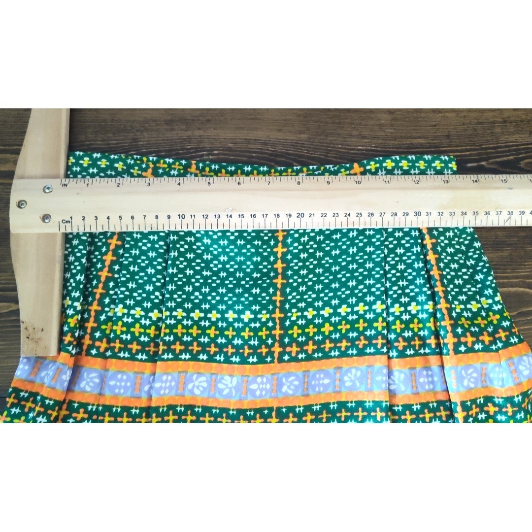 Malbe Originals Vintage Maxi Skirt Size 9/10 Colorful Happy Hippie Festival 70s