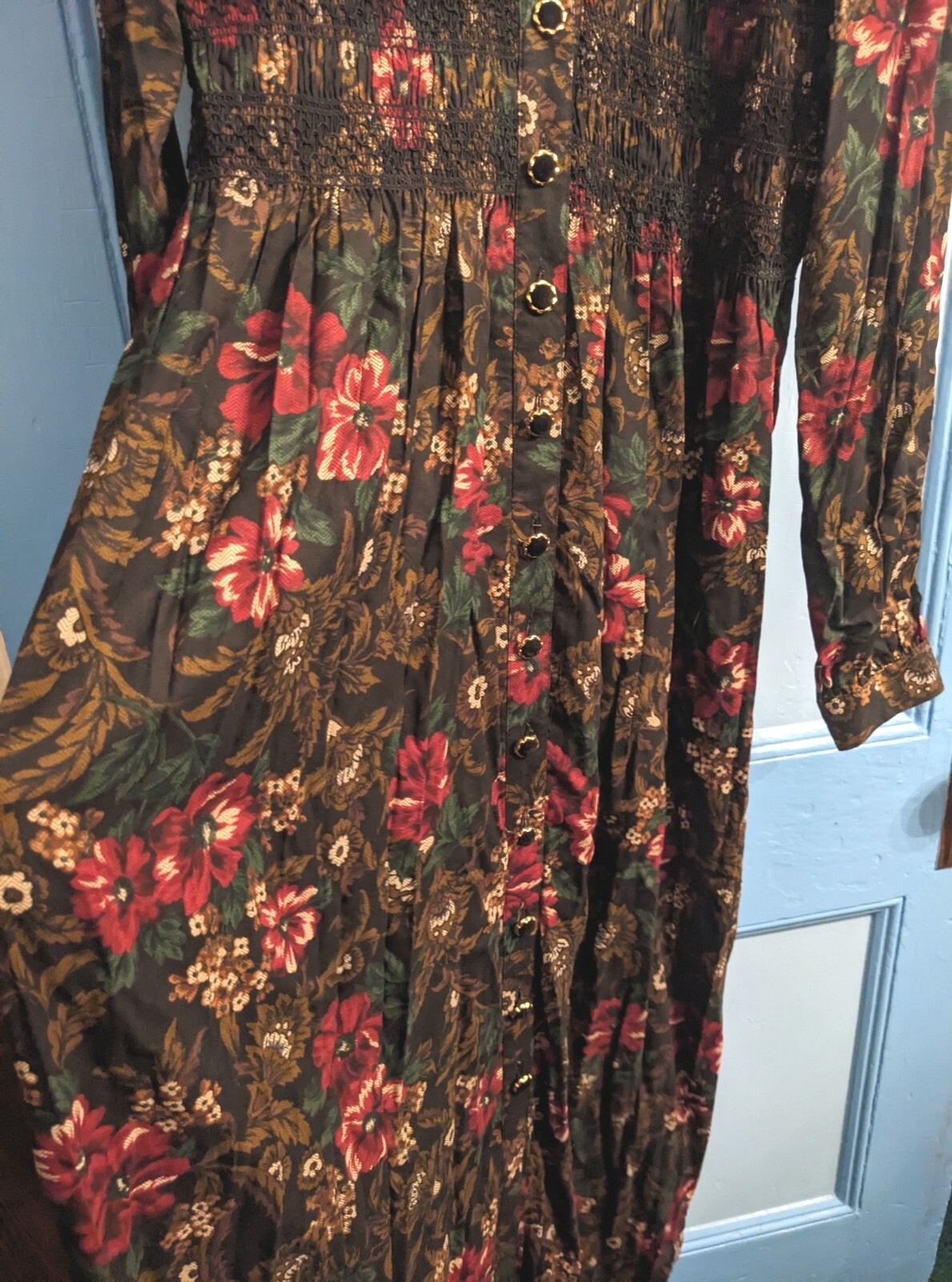 Vintage*90s/Y2K* Molly Malloy Dress* Modest* Dark Academia*Cottage Core*Size 10*