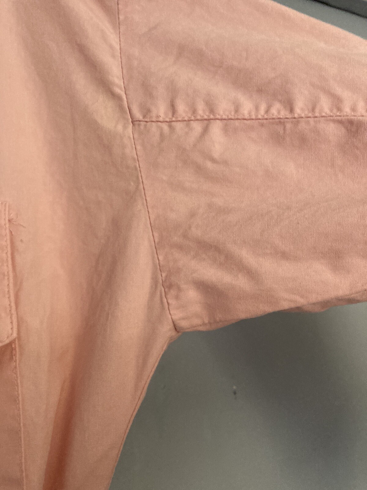 Vintage Saint Germain Paris Pink Jumpsuit Cotton Long Sleeve S/M
