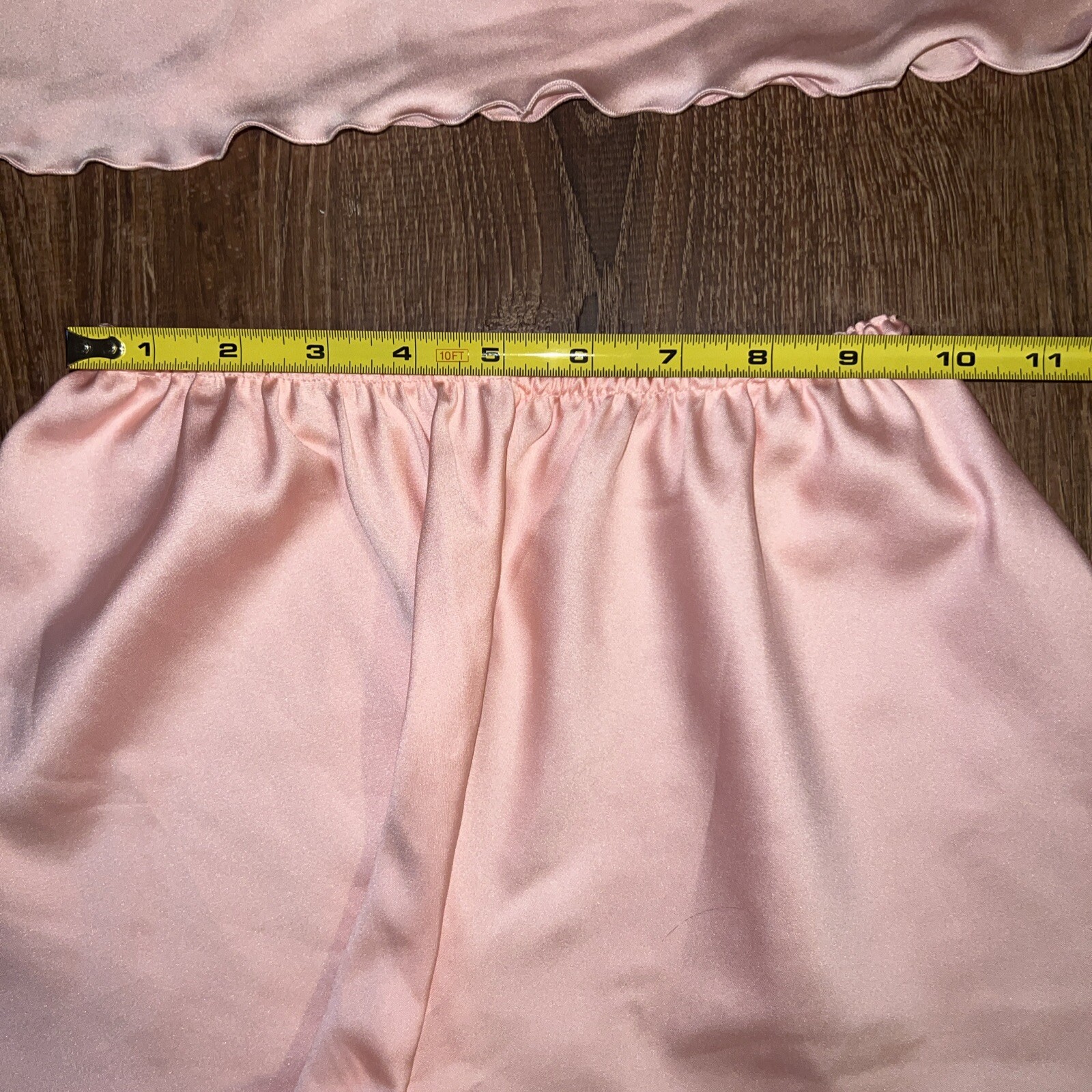 Vtg Miss Elaine Said Fifth Avenue Pink Sleep Wear 2pc Small USA Union Made