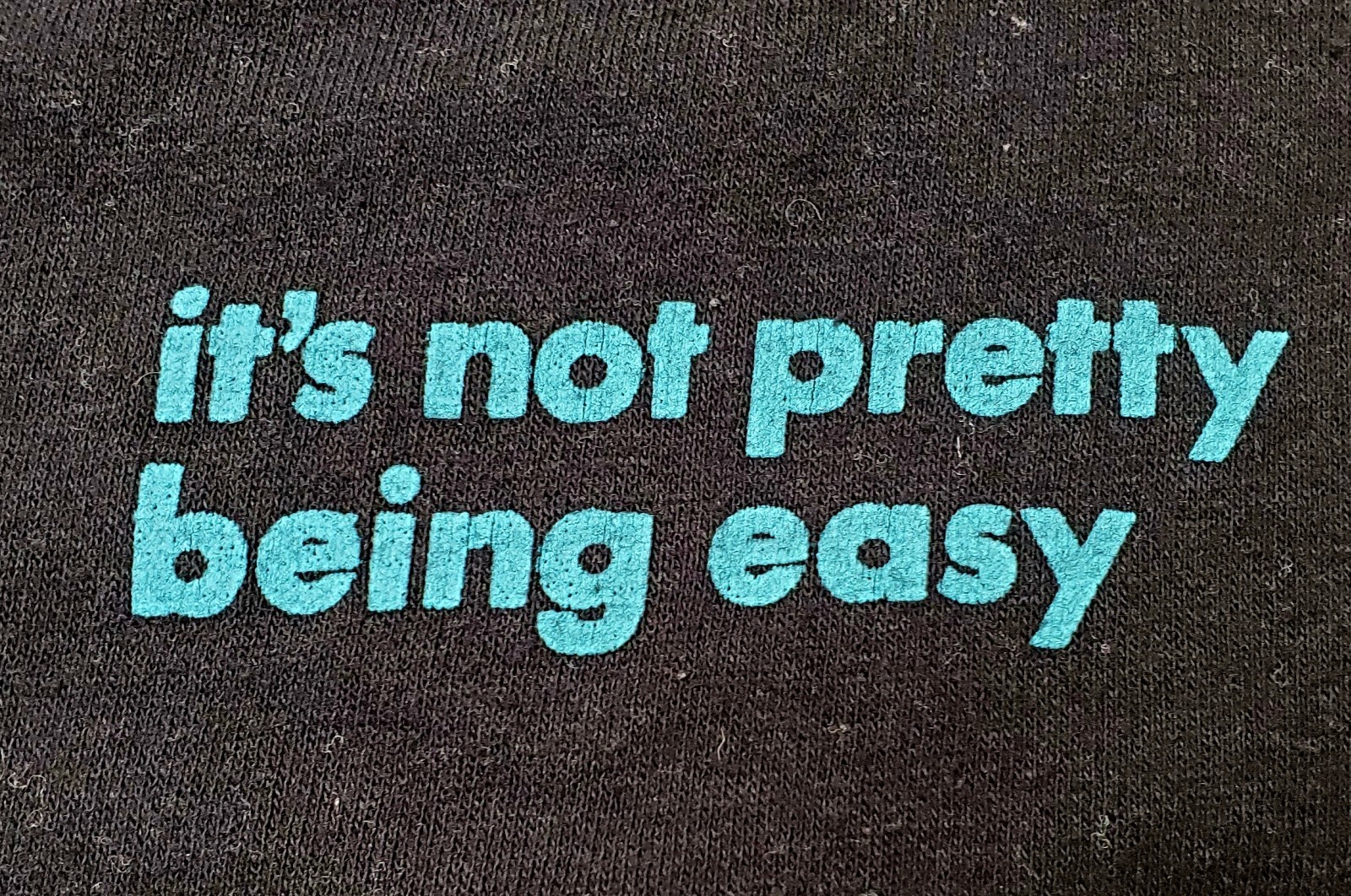 Vintage RARE 80s It’s Not Pretty Being Easy’ Single-Stitch T-Shirt~Adult Humor~M