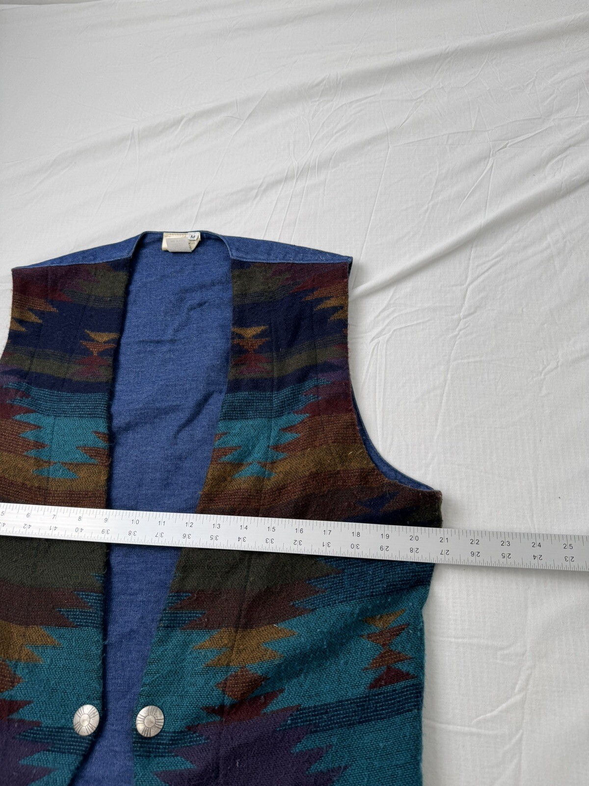 Vintage PK Designs Aztec Women’s Vest Size Medium
