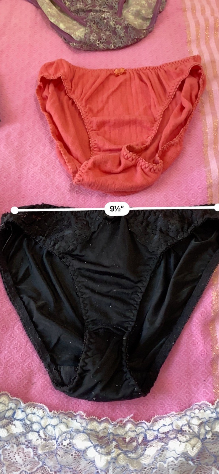 Vintage lote 8 mix Panties #312