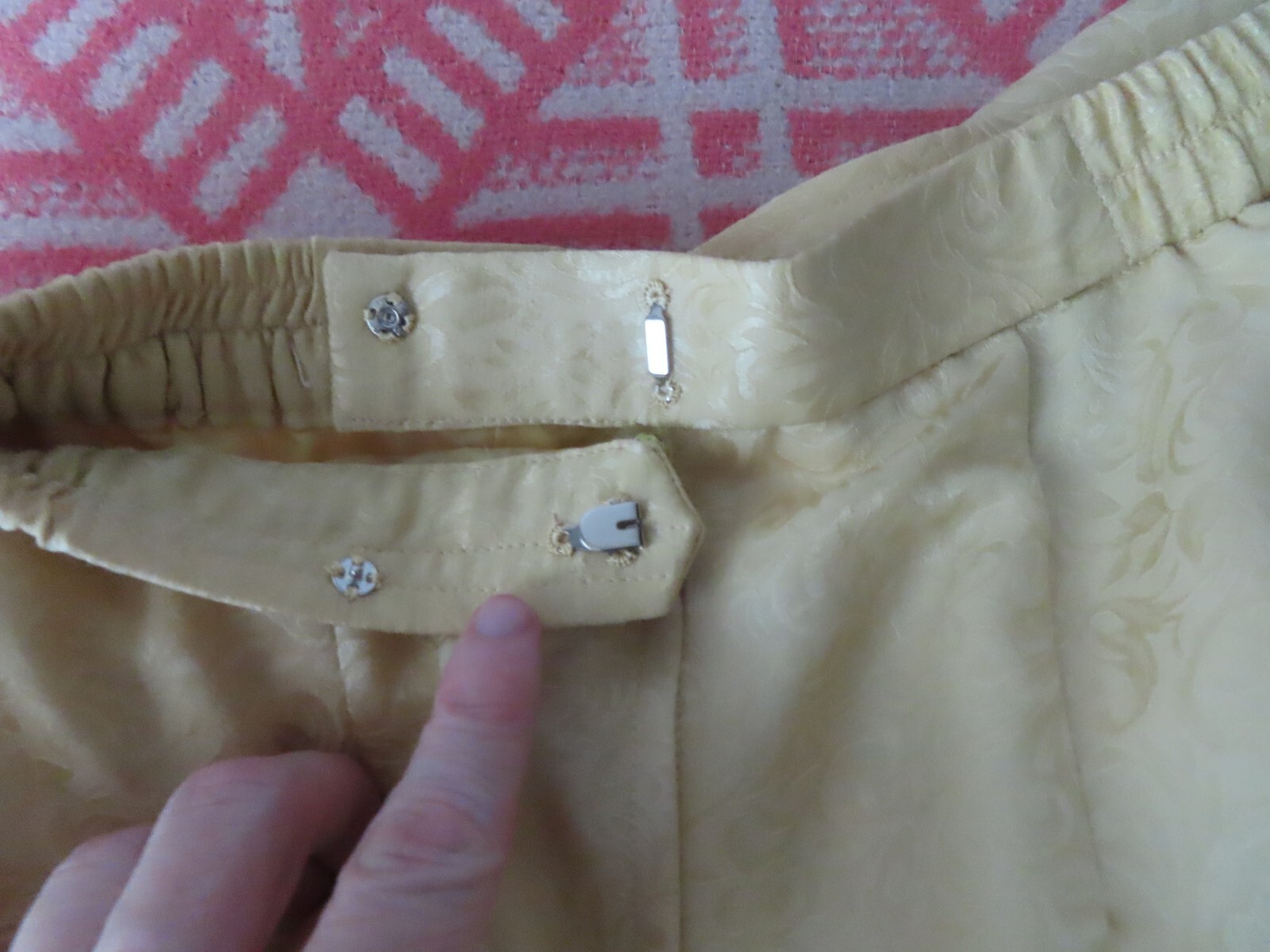 vintage rare 50s 60s Fashion for Lady Matsuzakaya silk suit sz 3 (Read)