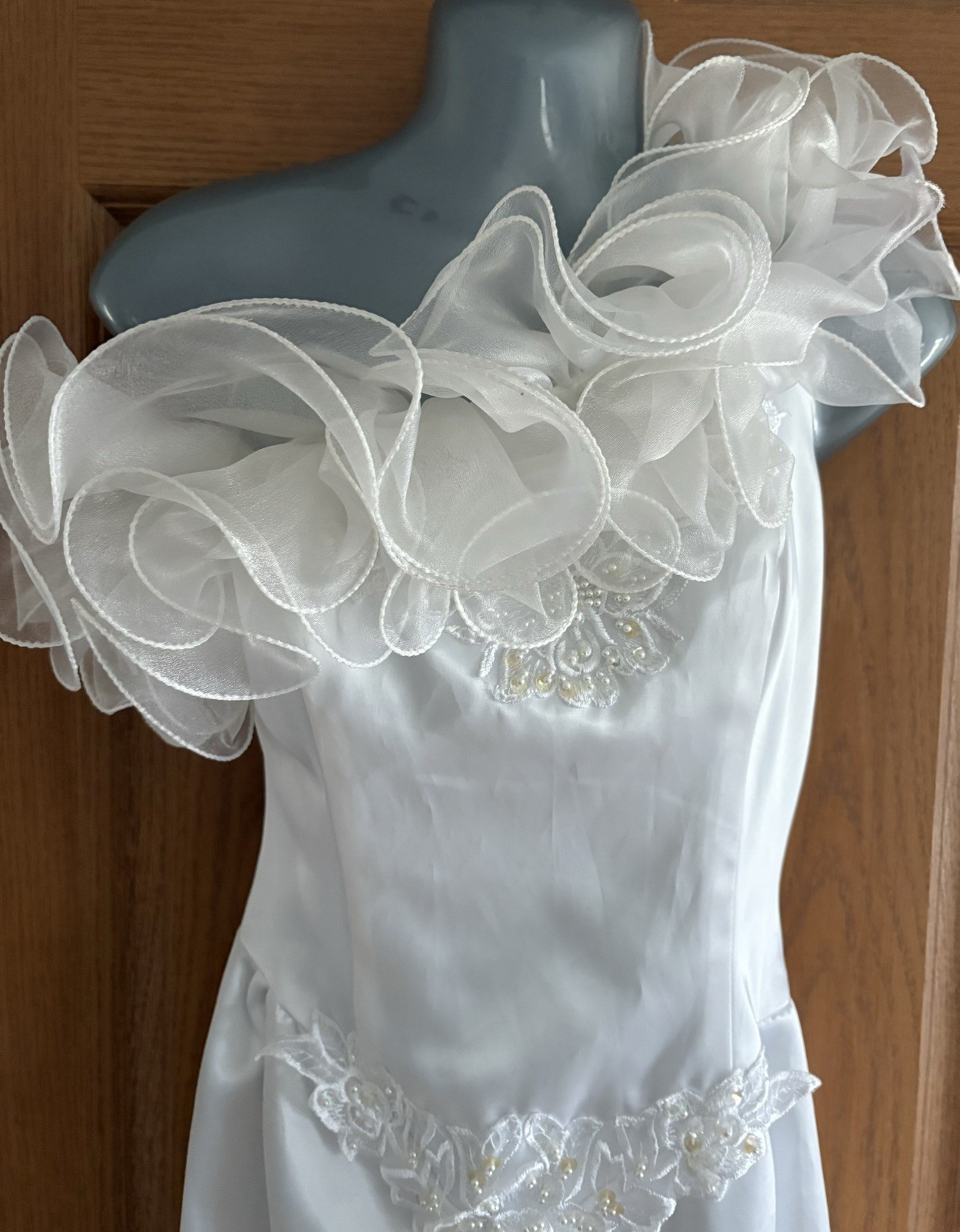 NOS DIRTY DANCING White Wedding Dress Fantasy Formals Sz 8 *read
