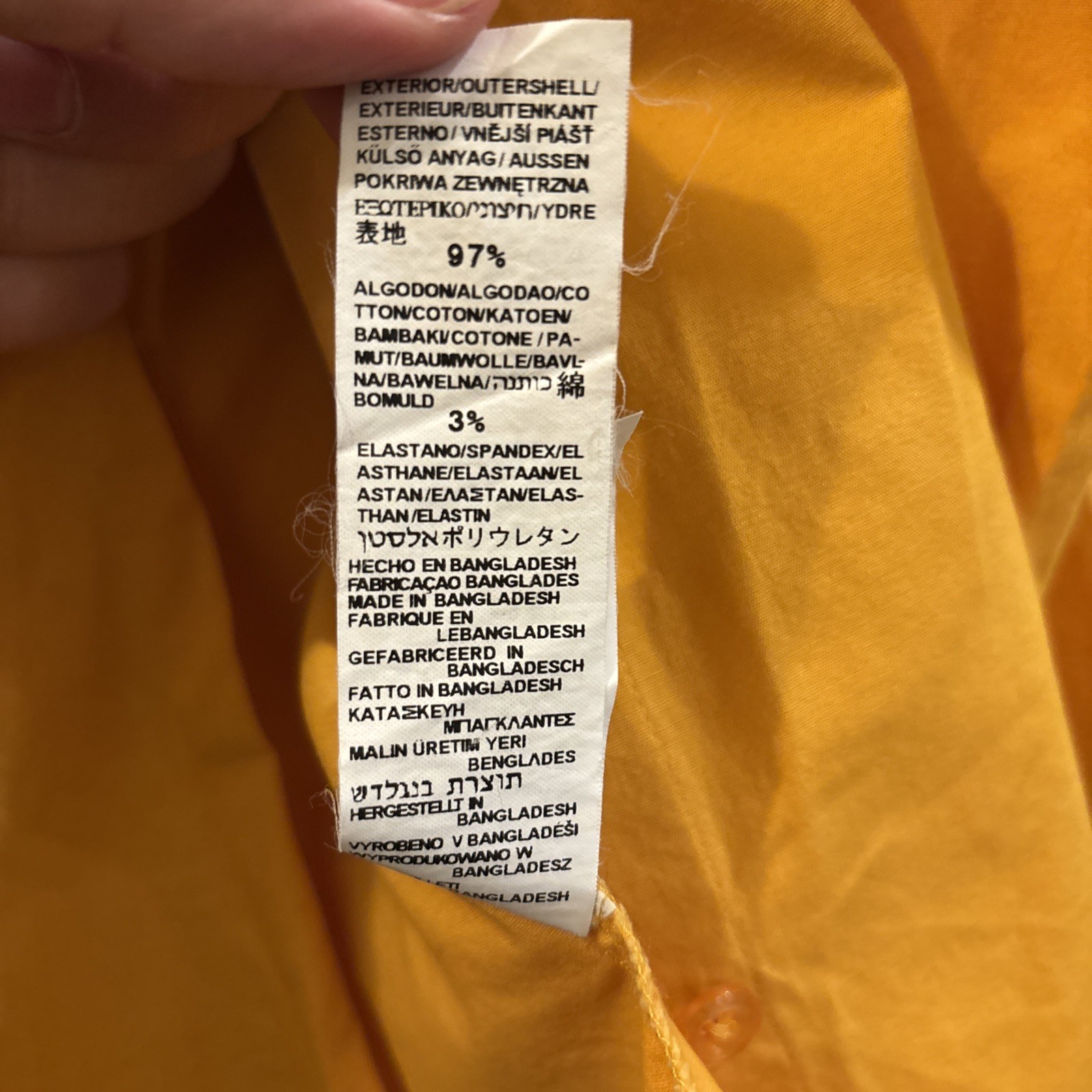 Women’s Zara Basics Button down Collared Shirt Long Sleeves Butter Yellows Sz L