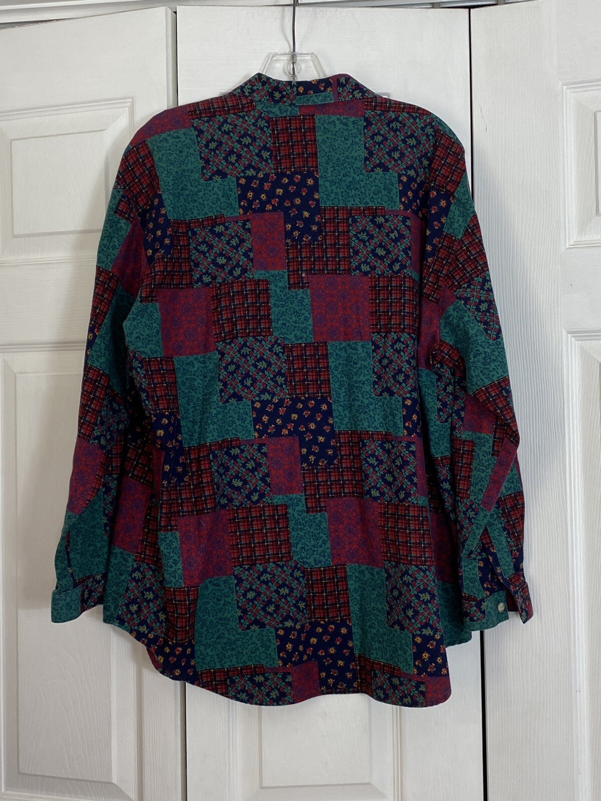 Vintage Portraits by Northern Isles 2 Piece Skirt Top Patchwork Size 12 Flannel