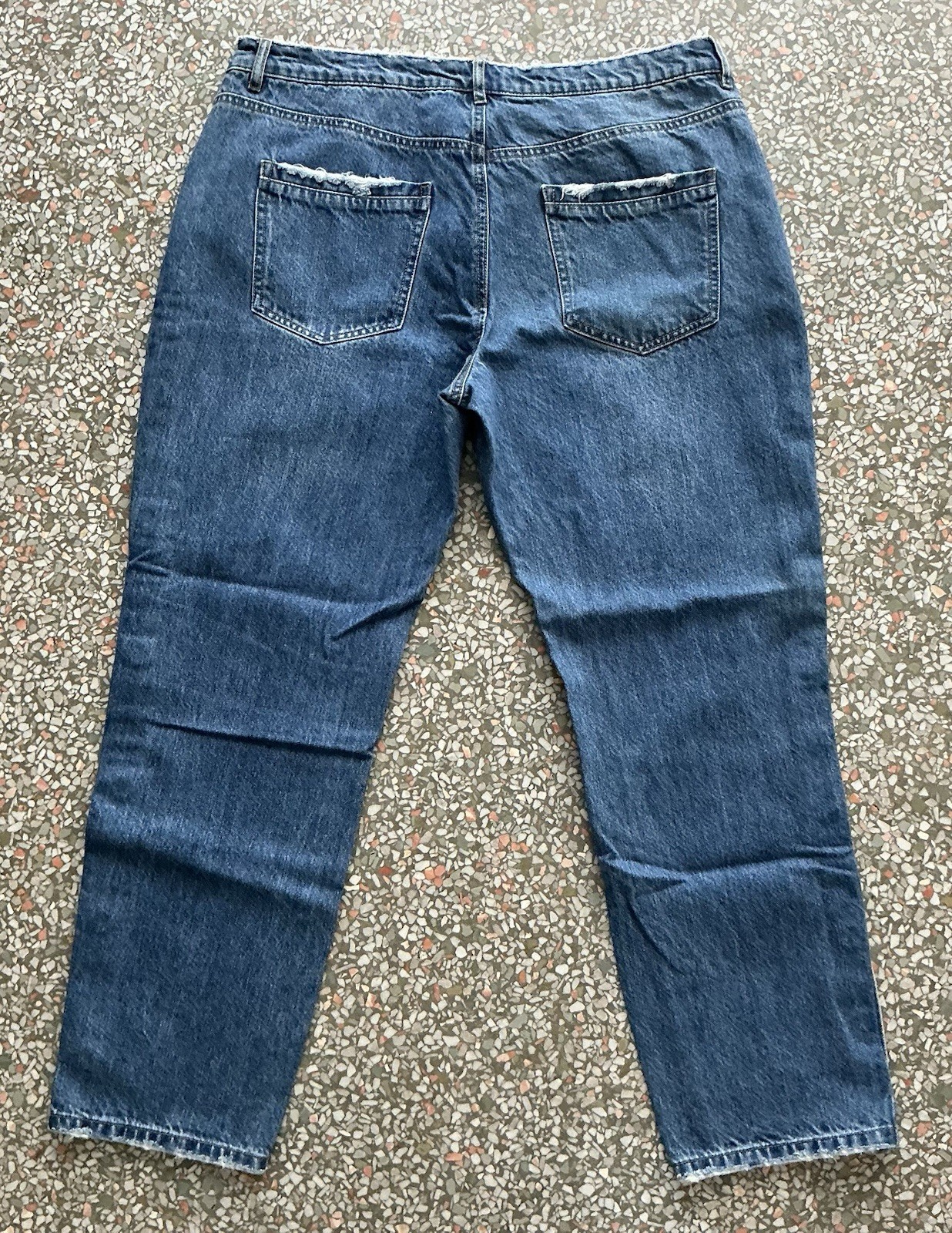 Women’s Vintage Missguided Denim Jeans Button Side Snaps Size: 12 Regular