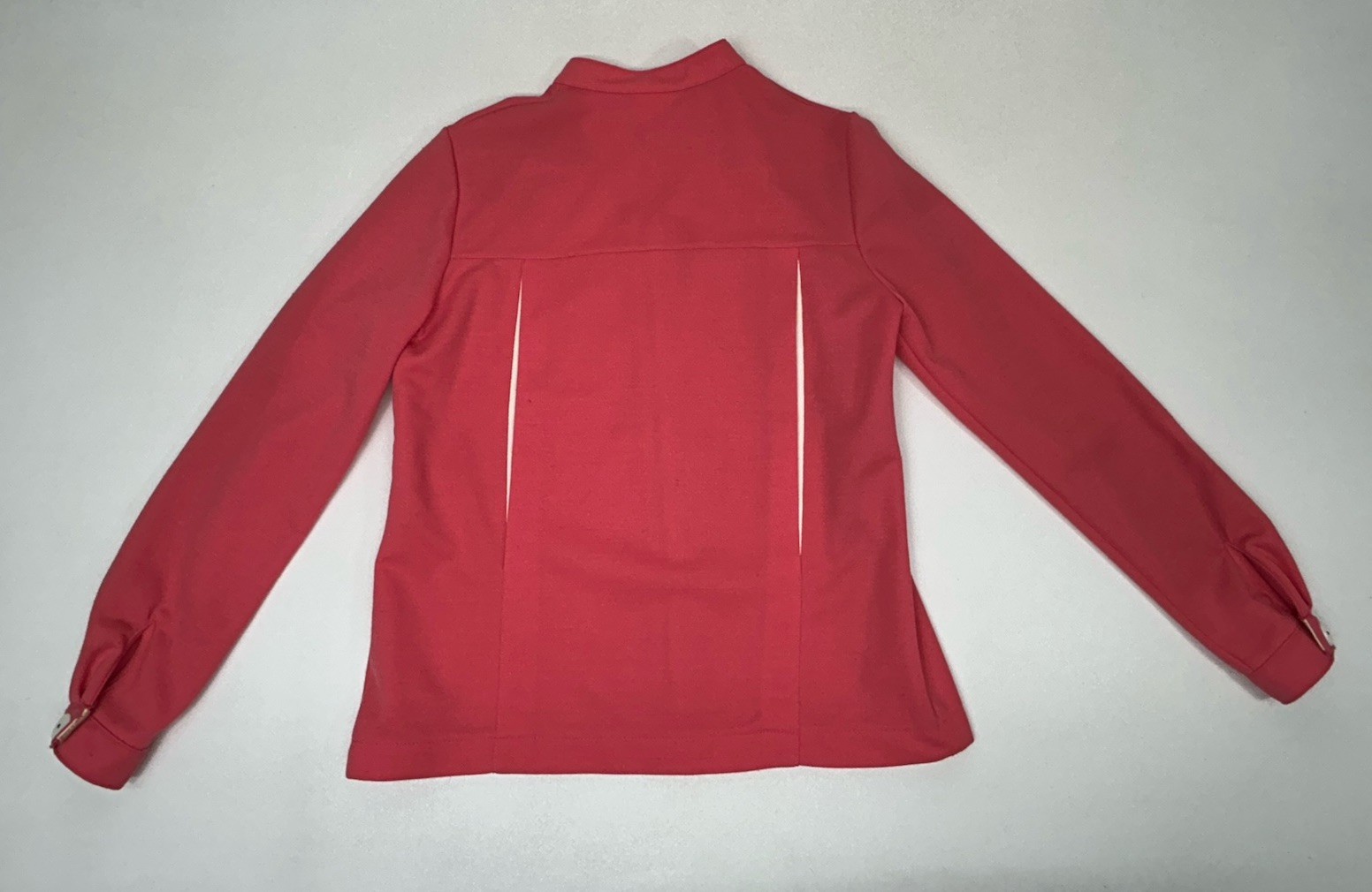 Vtg Rare 70-80s Catalina Two-Piece Pink Suit Full Zip Top Size 8 Pants Size 10