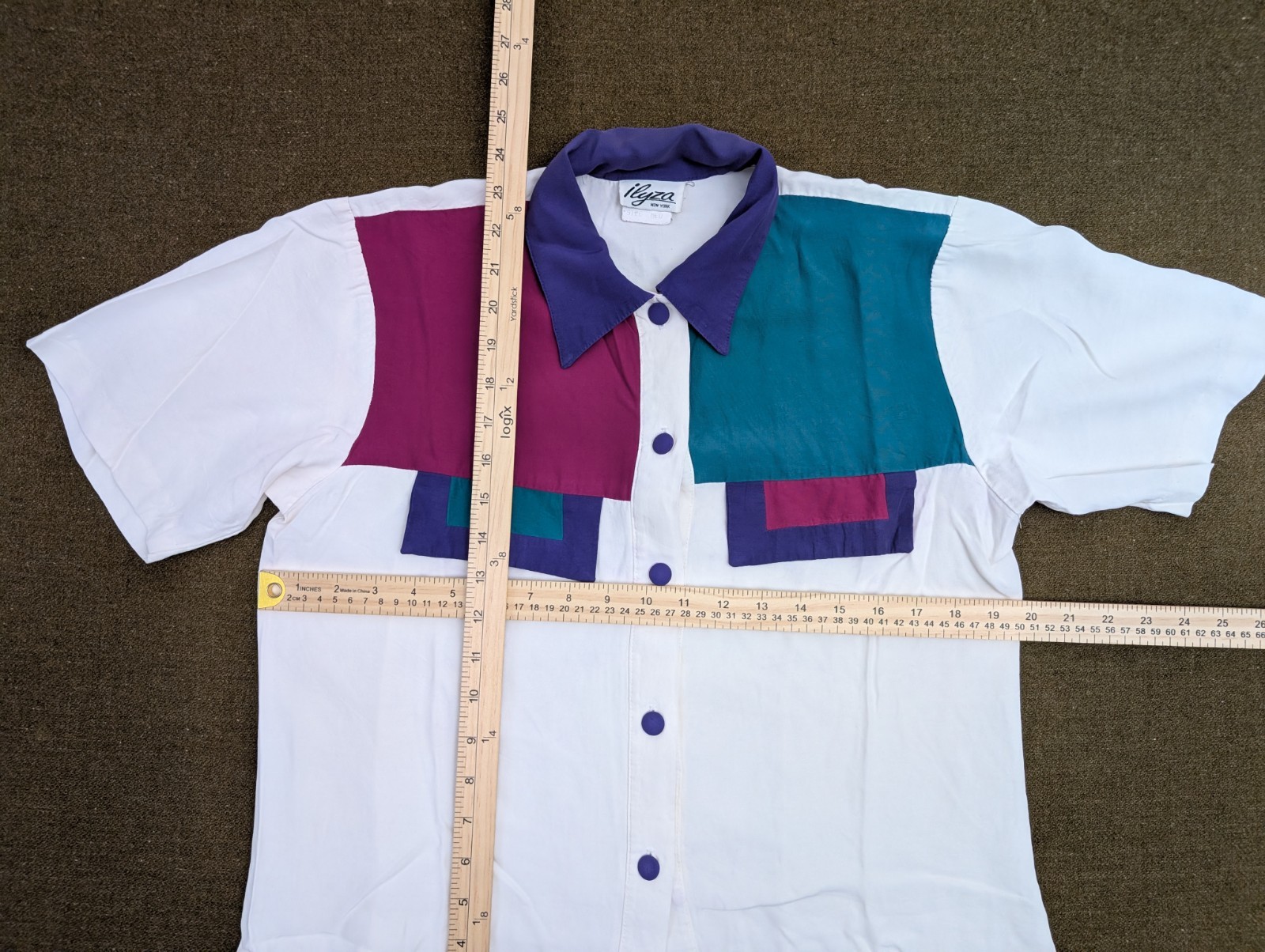 Vintage Iyza 80s Made In USA Blouse Shirt Women’s Medium