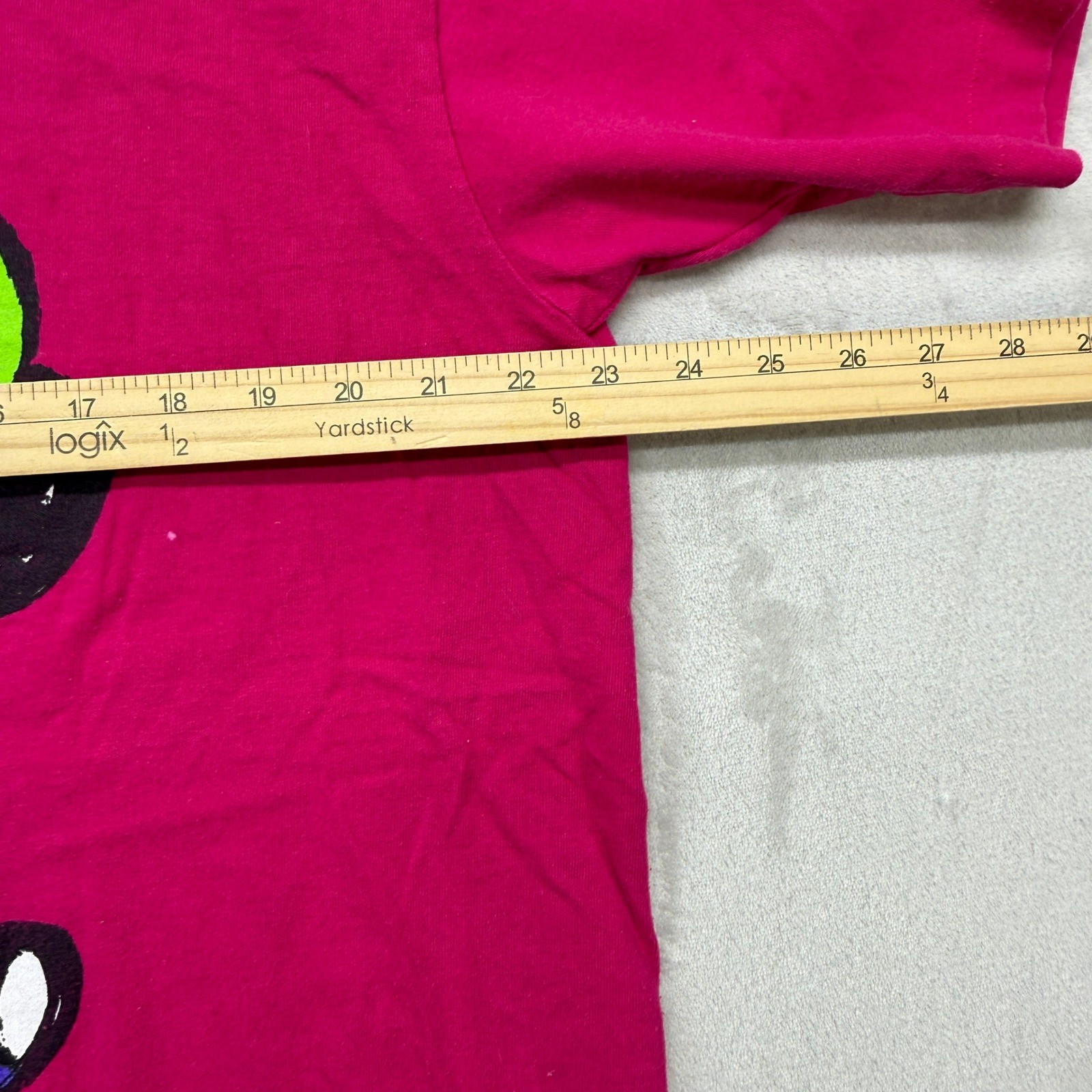 Vintage Disney Mickey & Co T-Shirt Adult XL Pink Minnie 90s Double Sided Graphic
