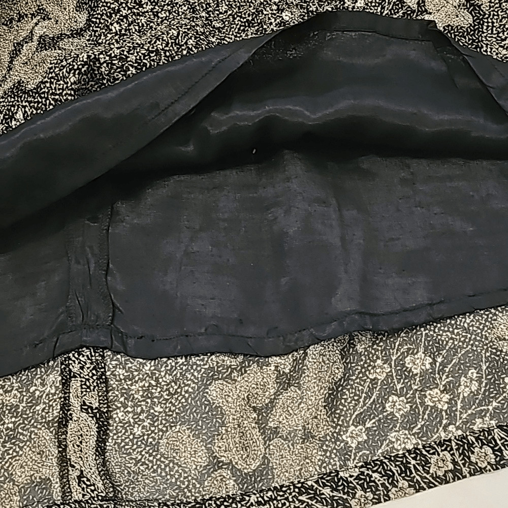 Vintage Sarah Elizabeth black maxi Prairie dress size 12
