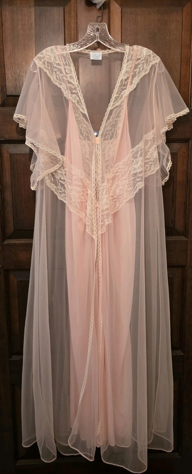Vintage Soft Moments Negligee/Peignoir Nightgown