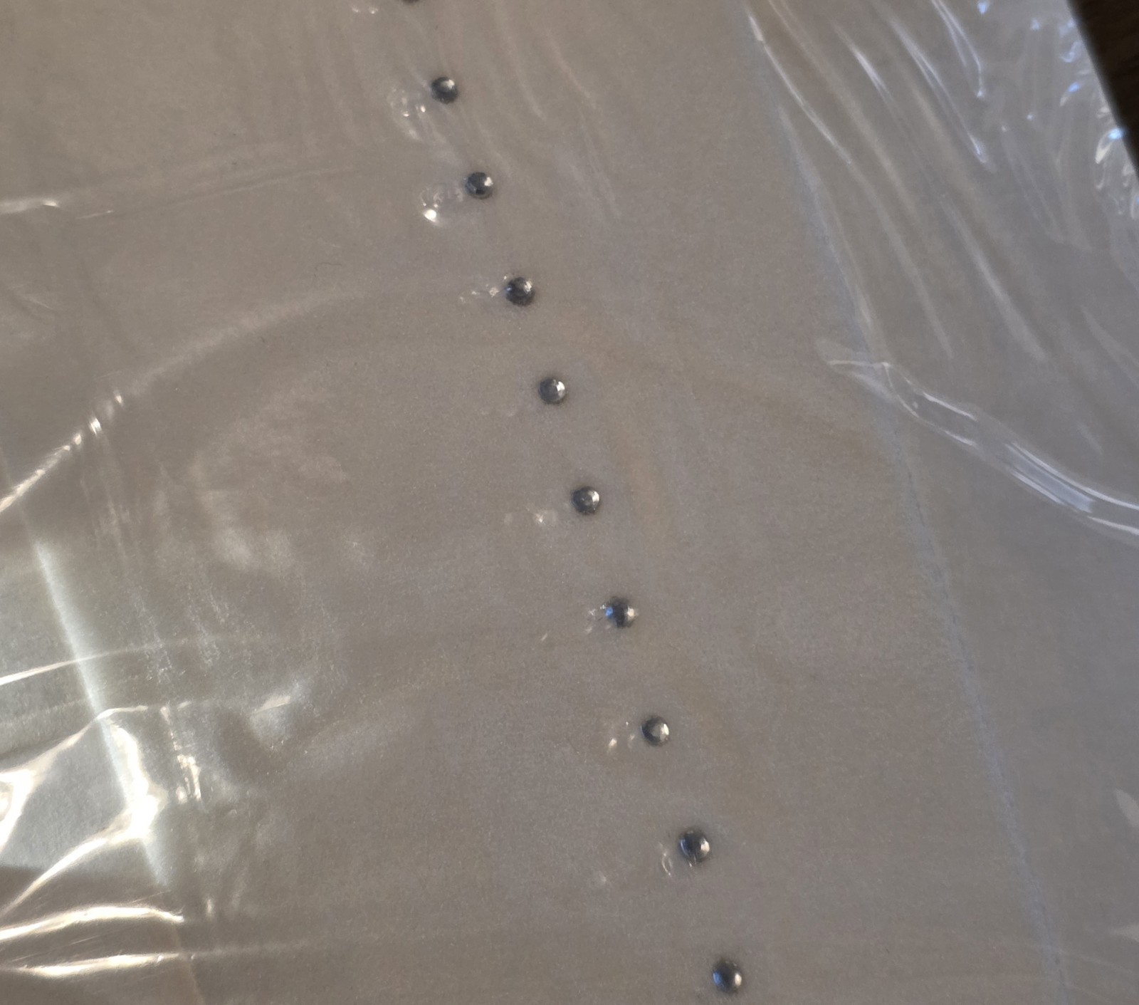 Vintage Pantyhose Marionat 1985 White Rhinestones Size B New Sealedl 7557