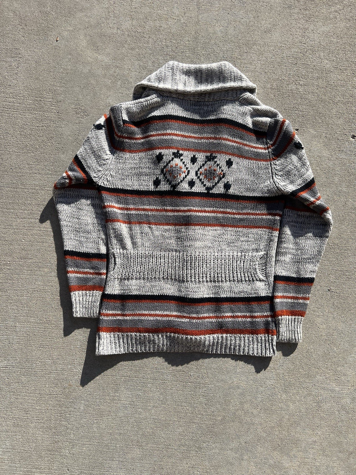 Vintage 70s Women’s Shawl Collar Cardigan Made By Sigallo Size Large