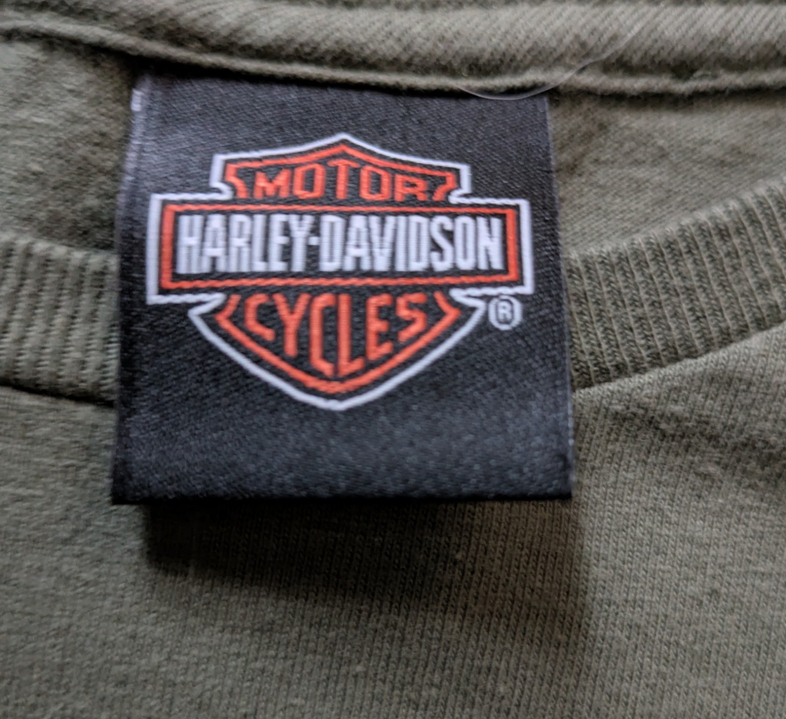 Women’s Vintage Harley Davidson T-Shirt with Glitter Lettering Size XL