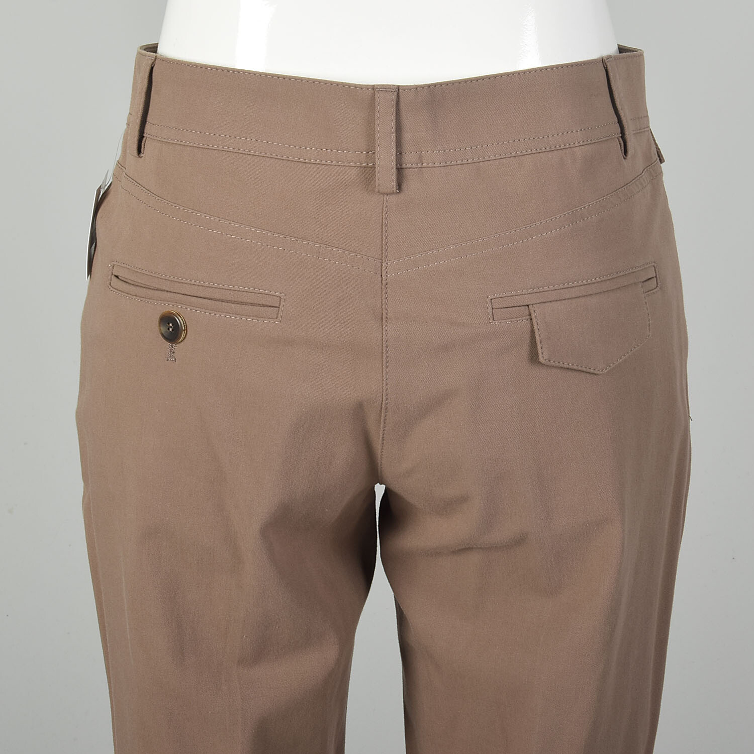 Small Brunello Cucinelli Capri Pants Pleated Tapered Leg Designer Bottoms VTG